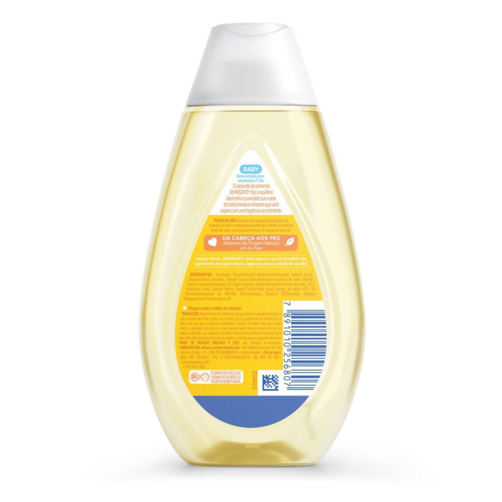 Sabonete Líquido Glicerina Johnson's Baby Camomila Cabeça Aos Pés 200ml - Imagem 2