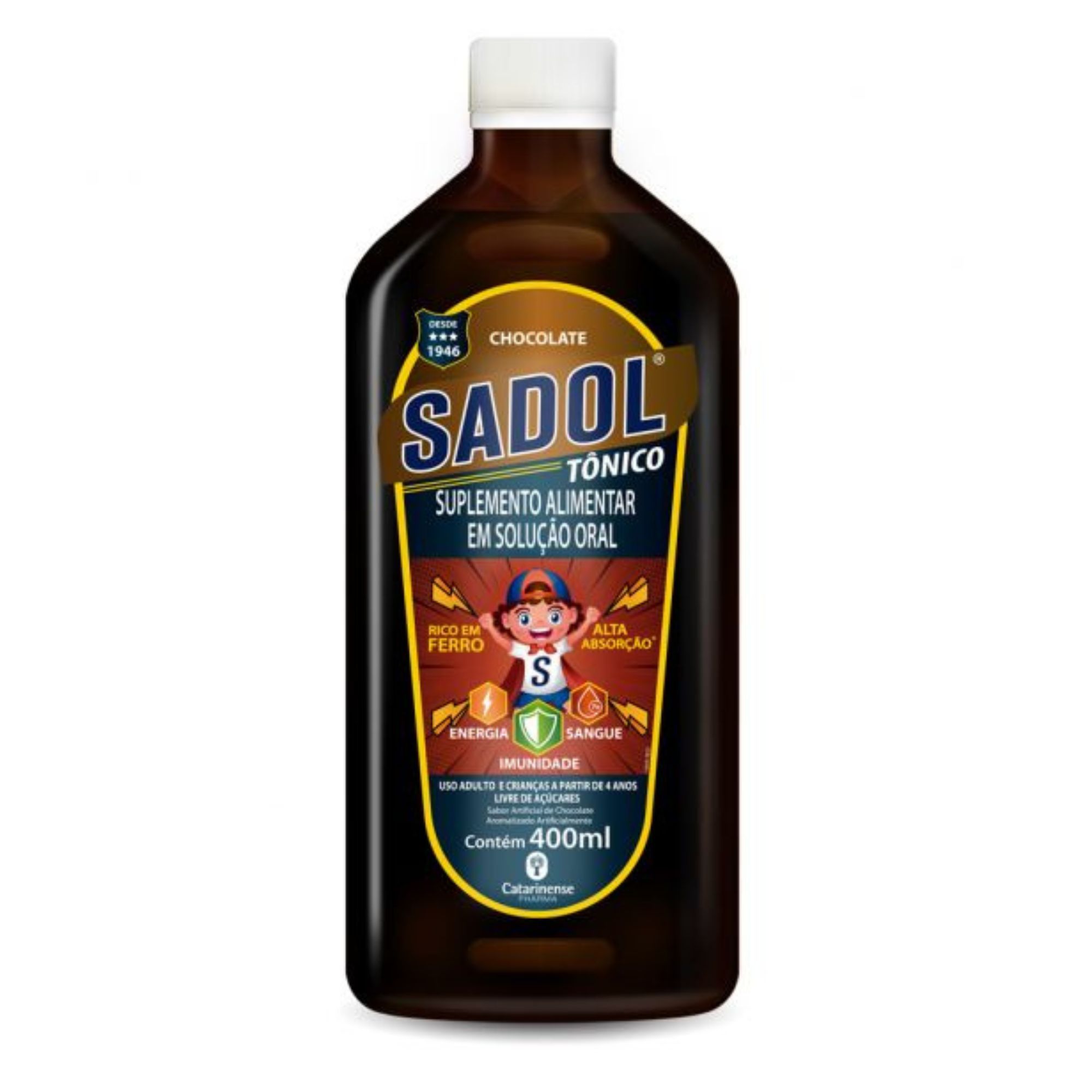 Suplemento Alimentar Sadol Chocolate 400ml