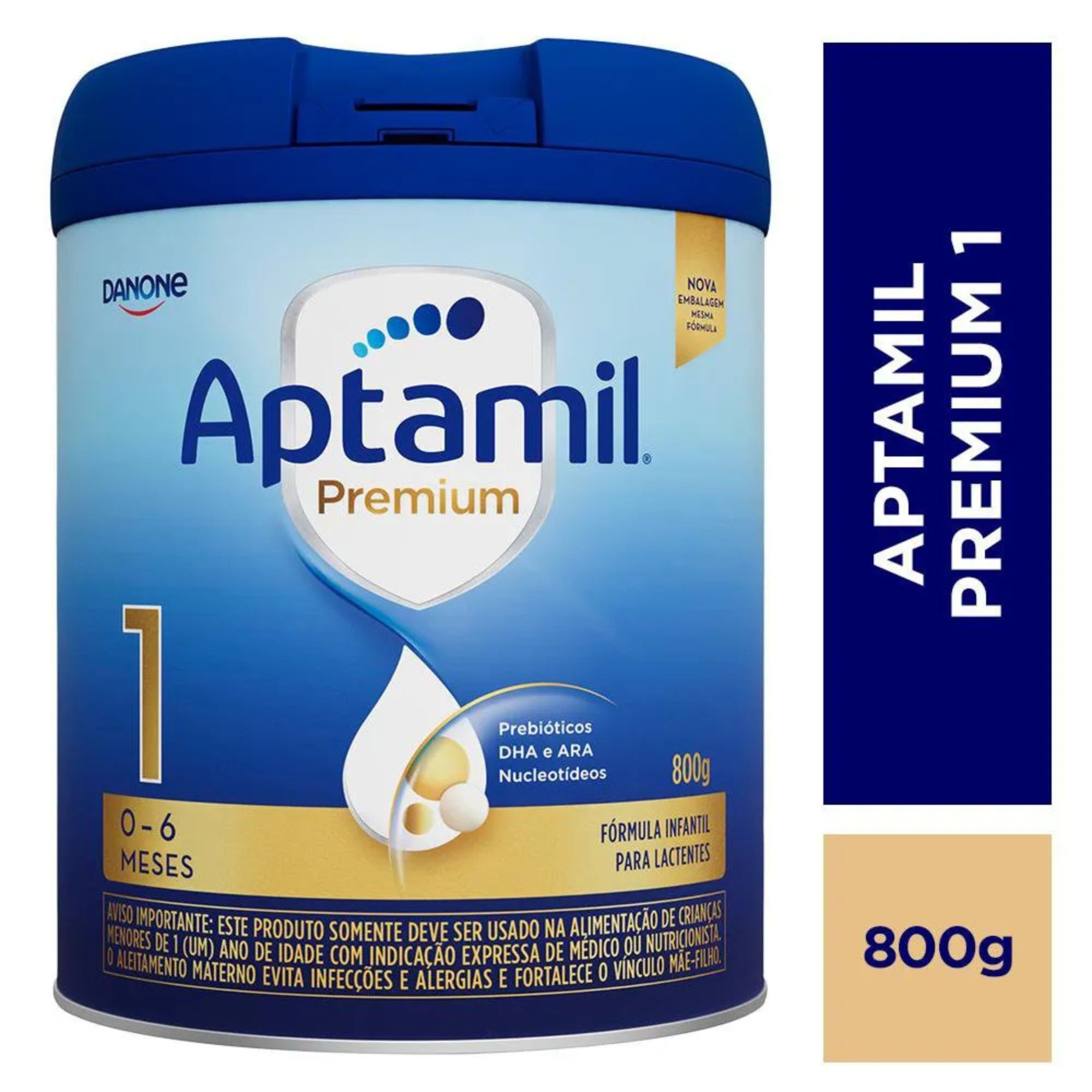 Formula Infantil Para Lactantes Danone Aptamil Premium 1 800g - Imagem 2