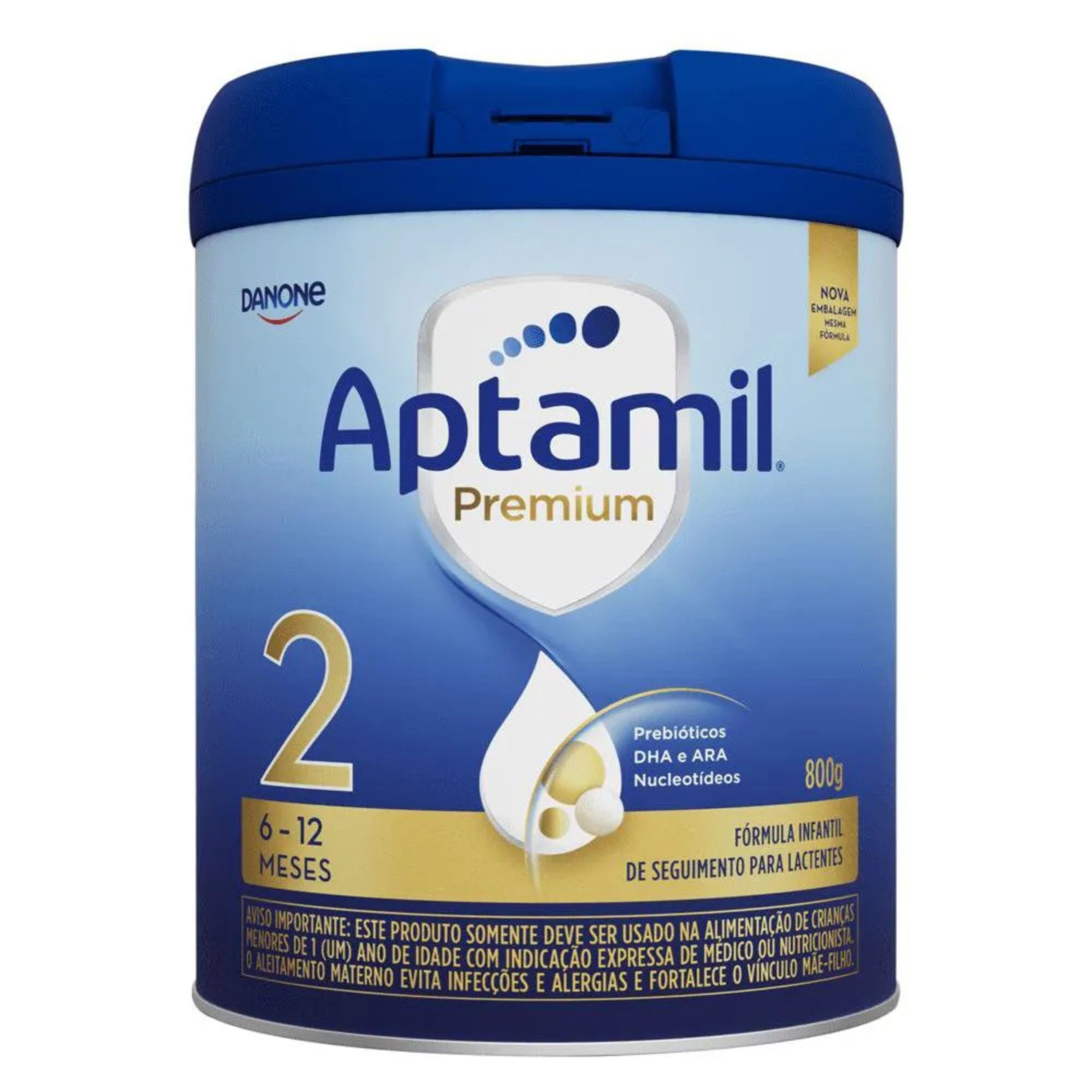 Formula Infantil Para Lactantes Danone Aptamil Premium 2 800g