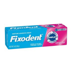 Creme Fixador De Dentadura Fixodent Original Com 39G preço