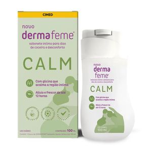 Sabonete Líquido Íntimo Cimed Dermafeme Calm 100Ml