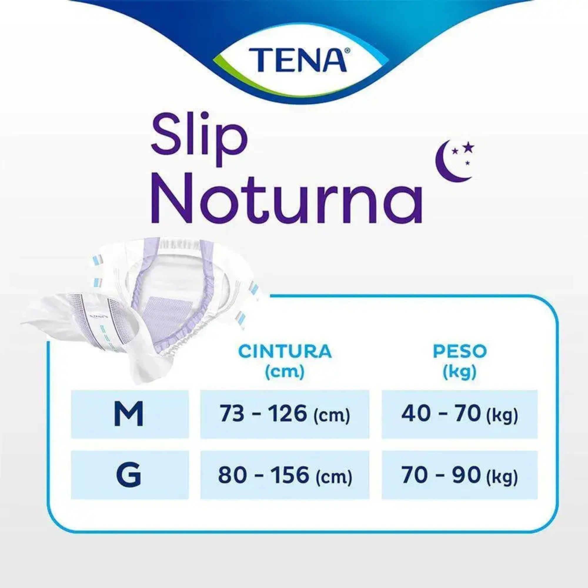 Fralda Geriátrica Tena Slip Noturna G 16 Unidades - Imagem 3