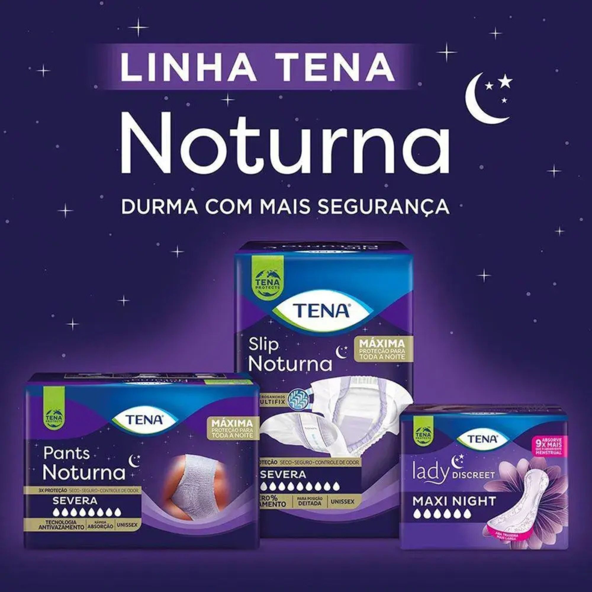 Fralda Geriátrica Tena Slip Noturna G 16 Unidades - Imagem 4
