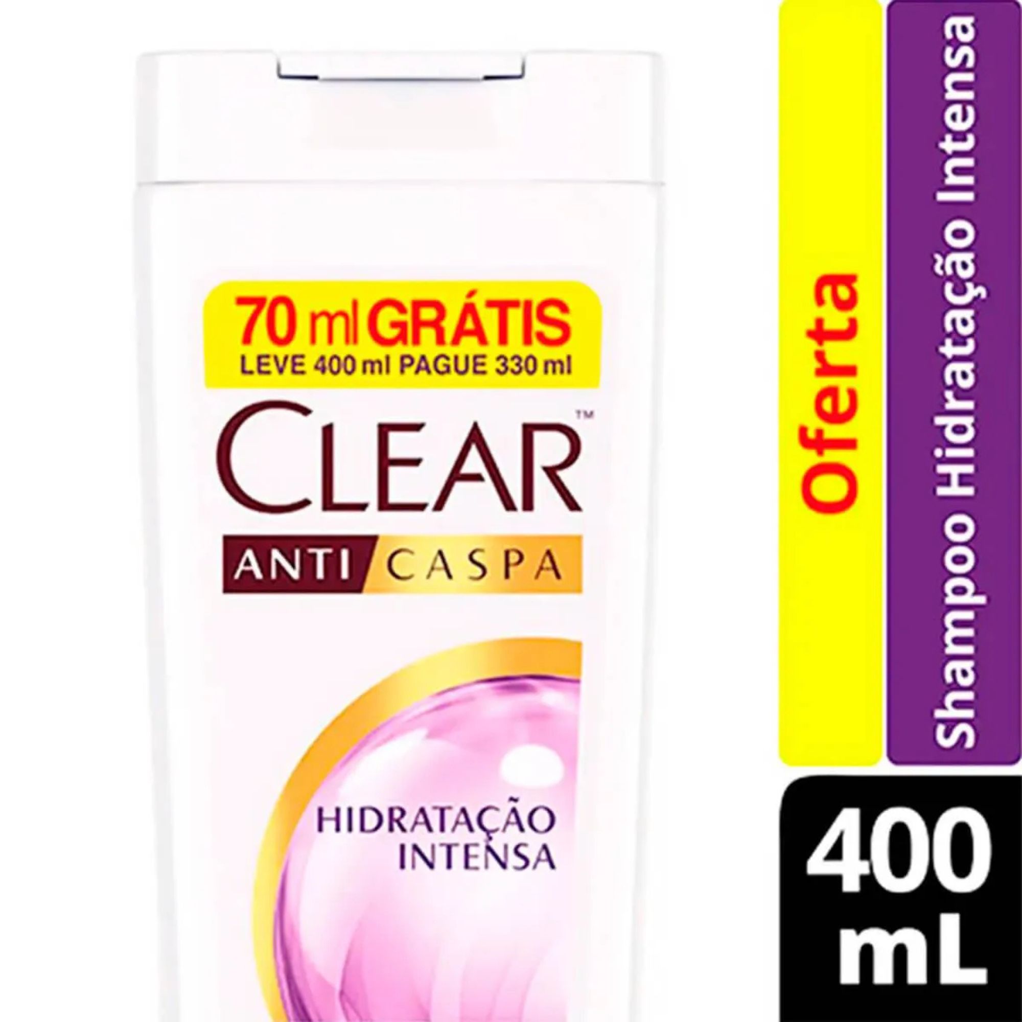 Shampoo Anticaspa Clear Hidratação Intensa 400ml - Imagem 2