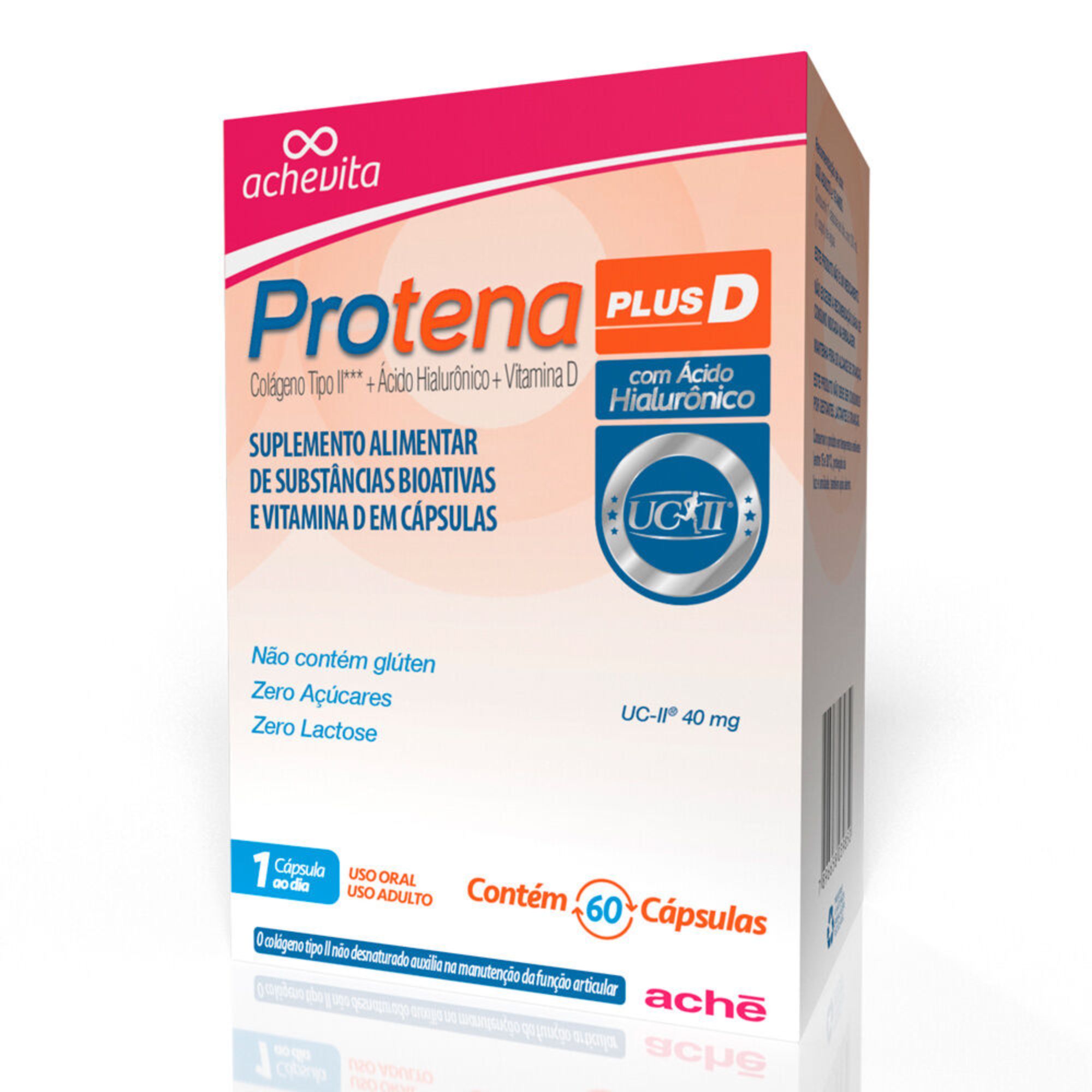 Suplemento Alimentar Protena Plus D 60 Cápsulas