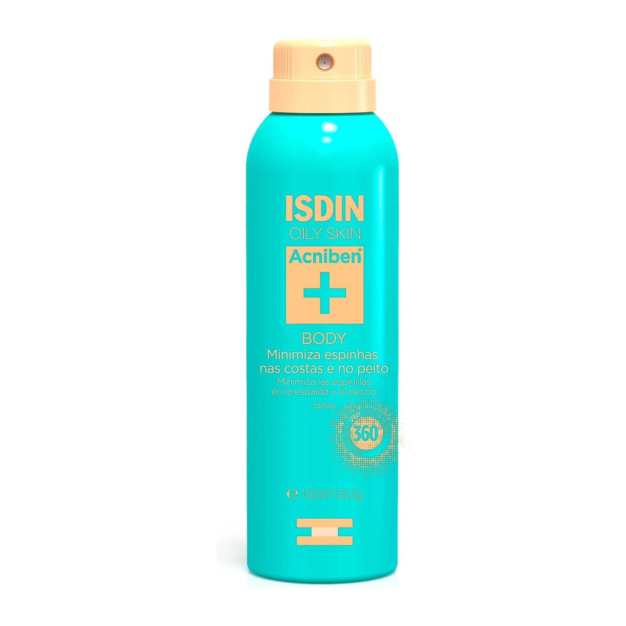 Spray Corporal Antiacne Isdin Oily Skin Acniben + 150ml