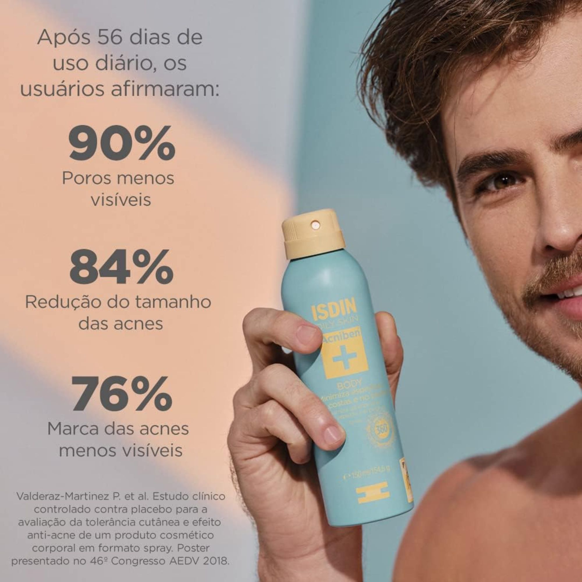 Spray Corporal Antiacne Isdin Oily Skin Acniben + 150ml - Imagem 6