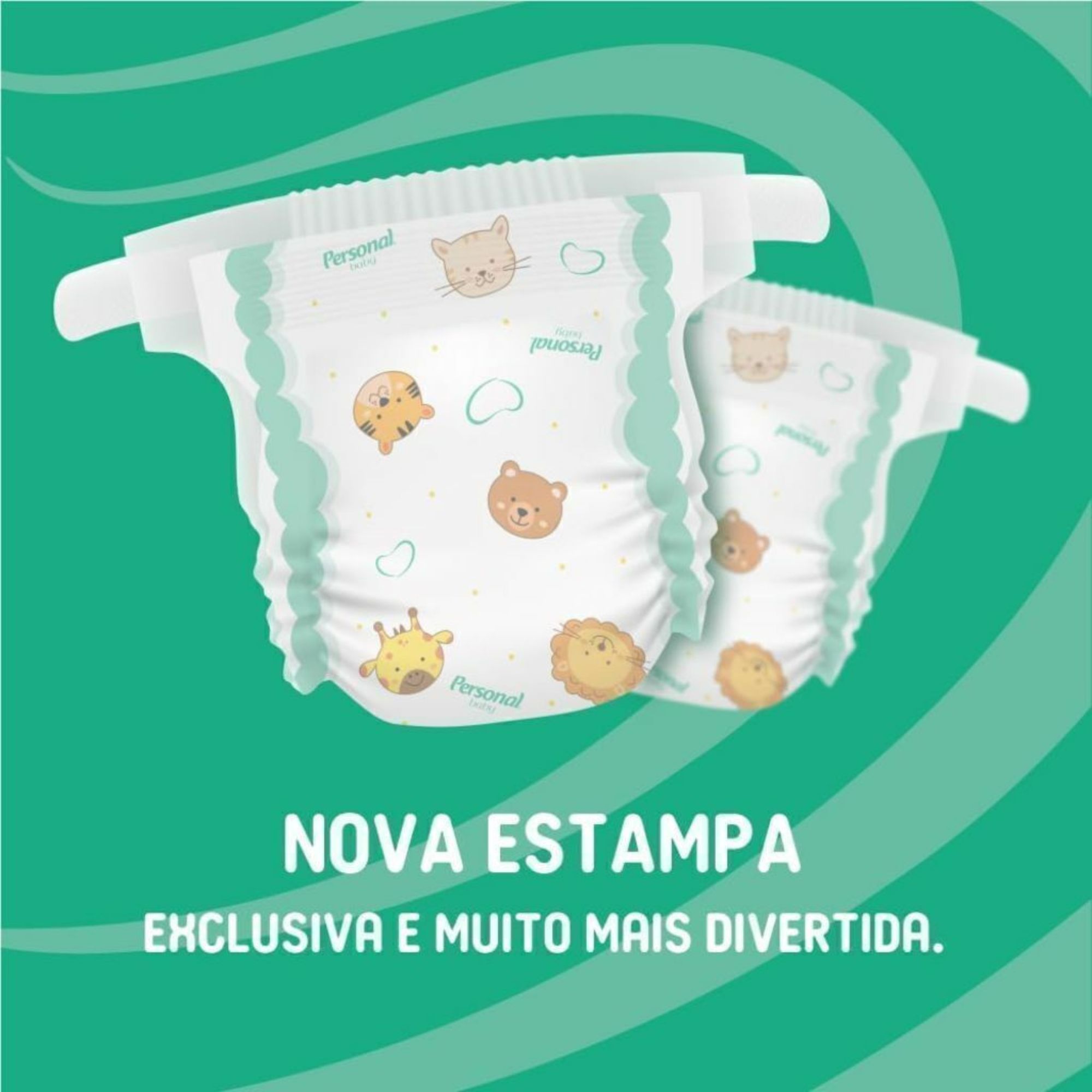 Fralda Infantil Personal Baby Protect & Sec M 26 Unidades - Imagem 3