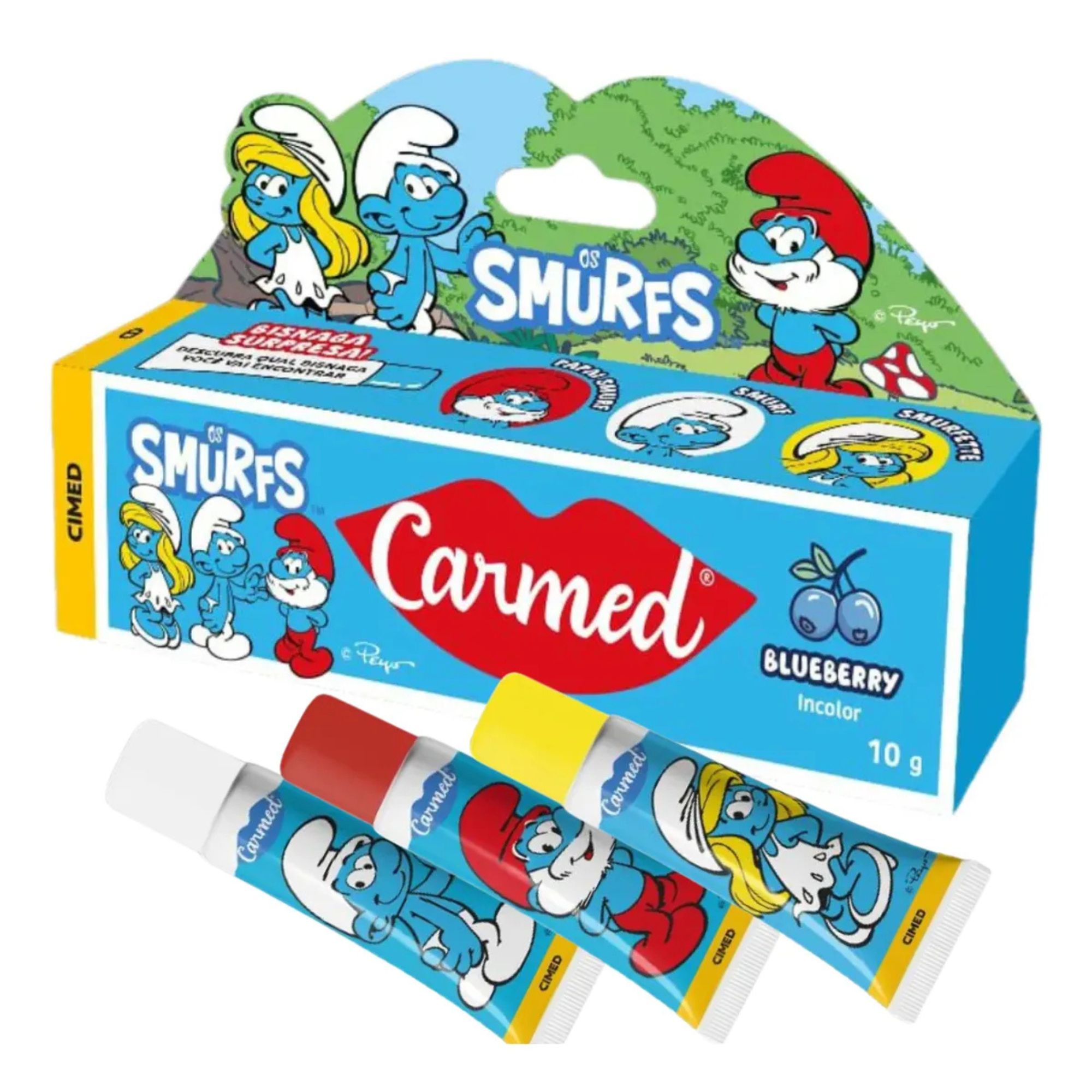 Hidratante Labial Carmed Smurfs 10g - Imagem 2