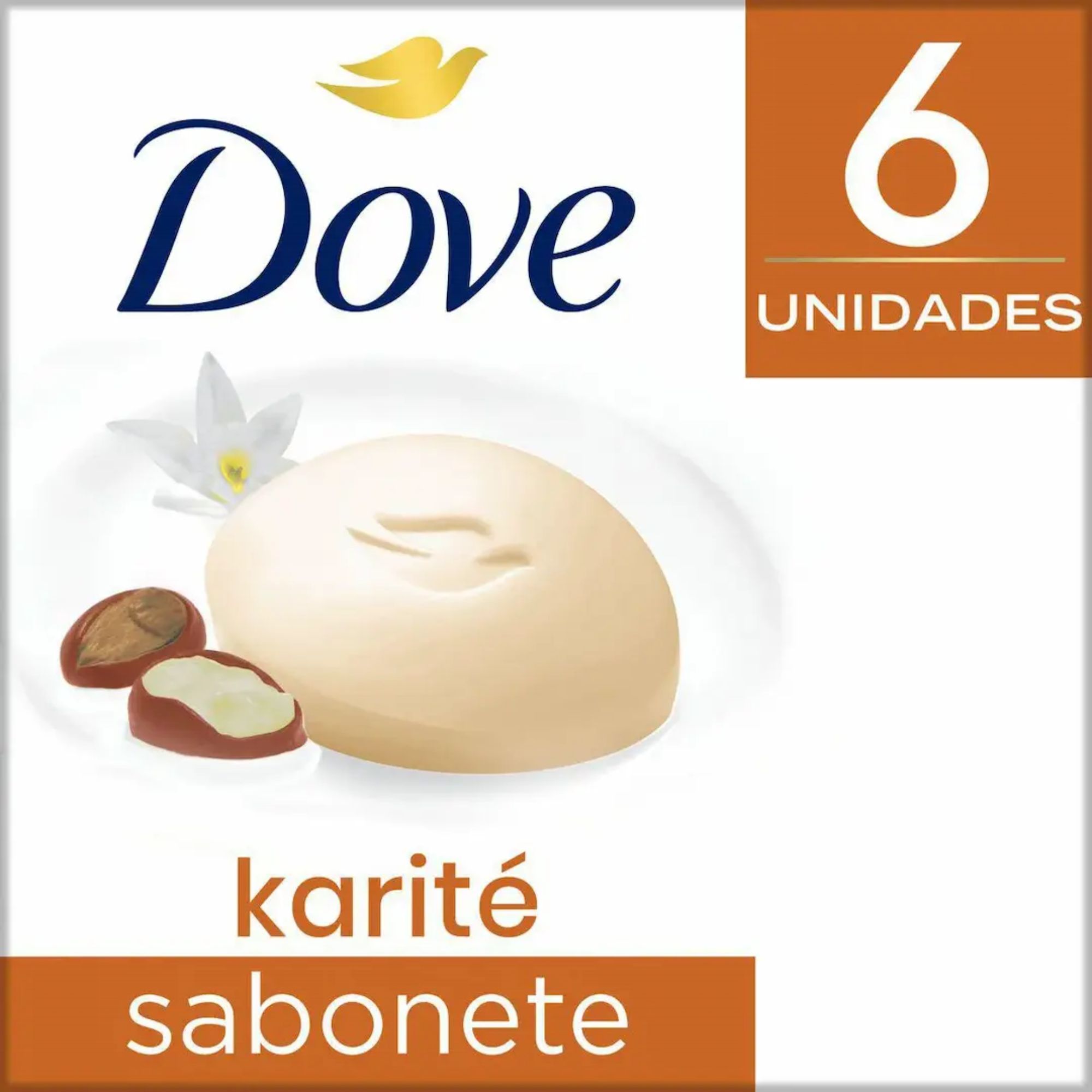 Sabonete Em Barra Dove Karité E Baunilha 6 Unidades De 90g - Imagem 2