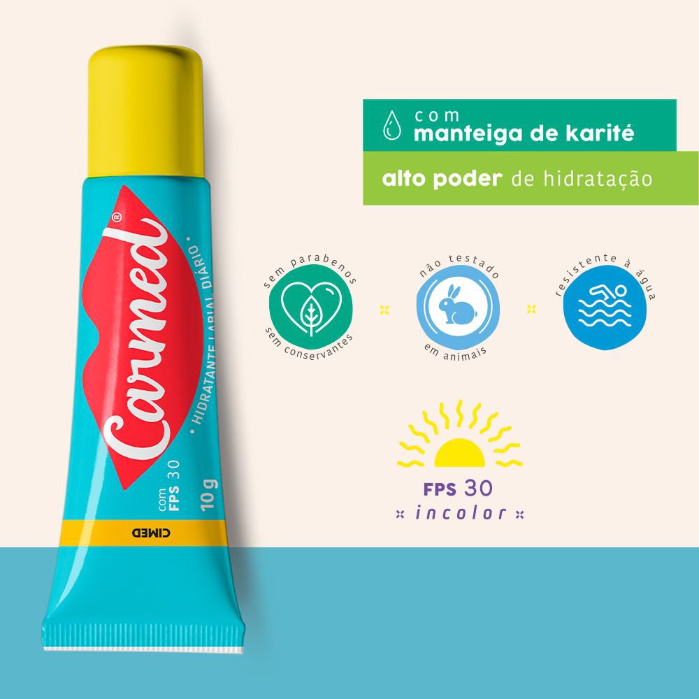 Carmed Protetor Labial Fps 30 10g - Imagem 4