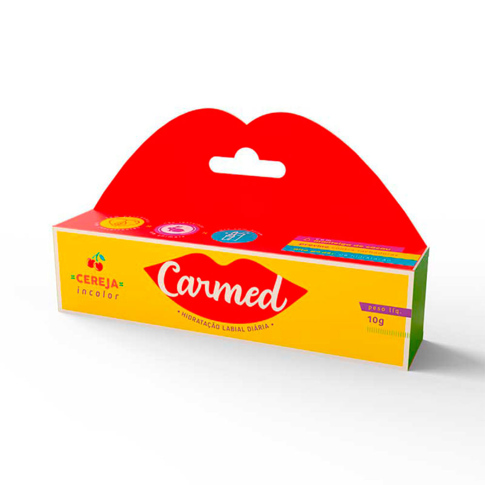 Hidratante Labial Diário Carmed Cereja Incolor 10g