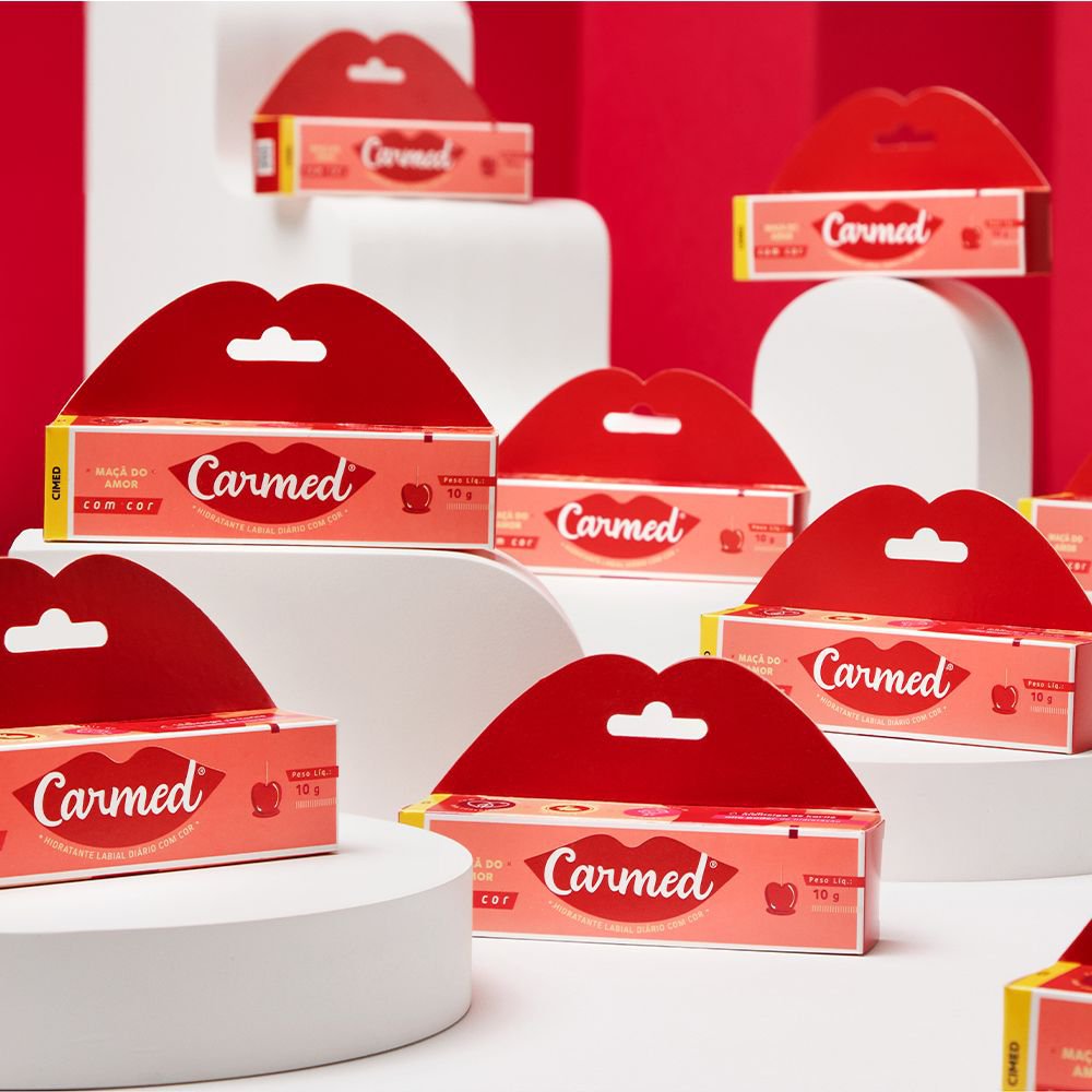 Hidratante Labial Carmed Maçã Do Amor 10g - Imagem 5
