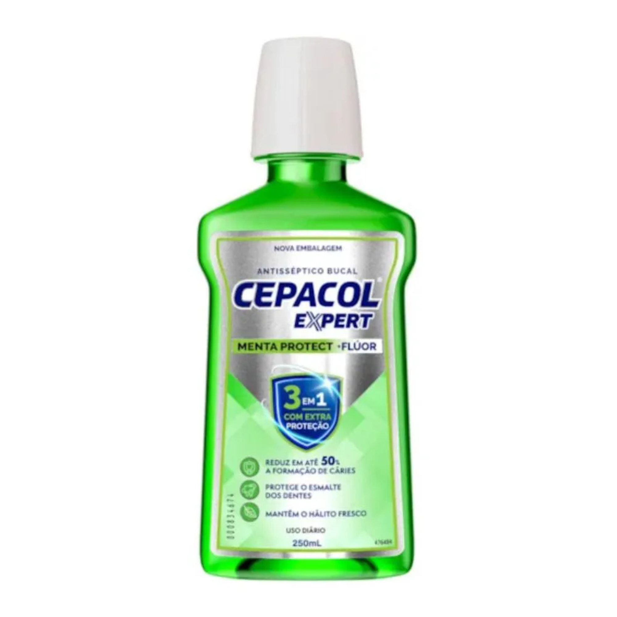 Enxaguante Bucal Cepacol Expert Menta Protect + Flúor 250ml