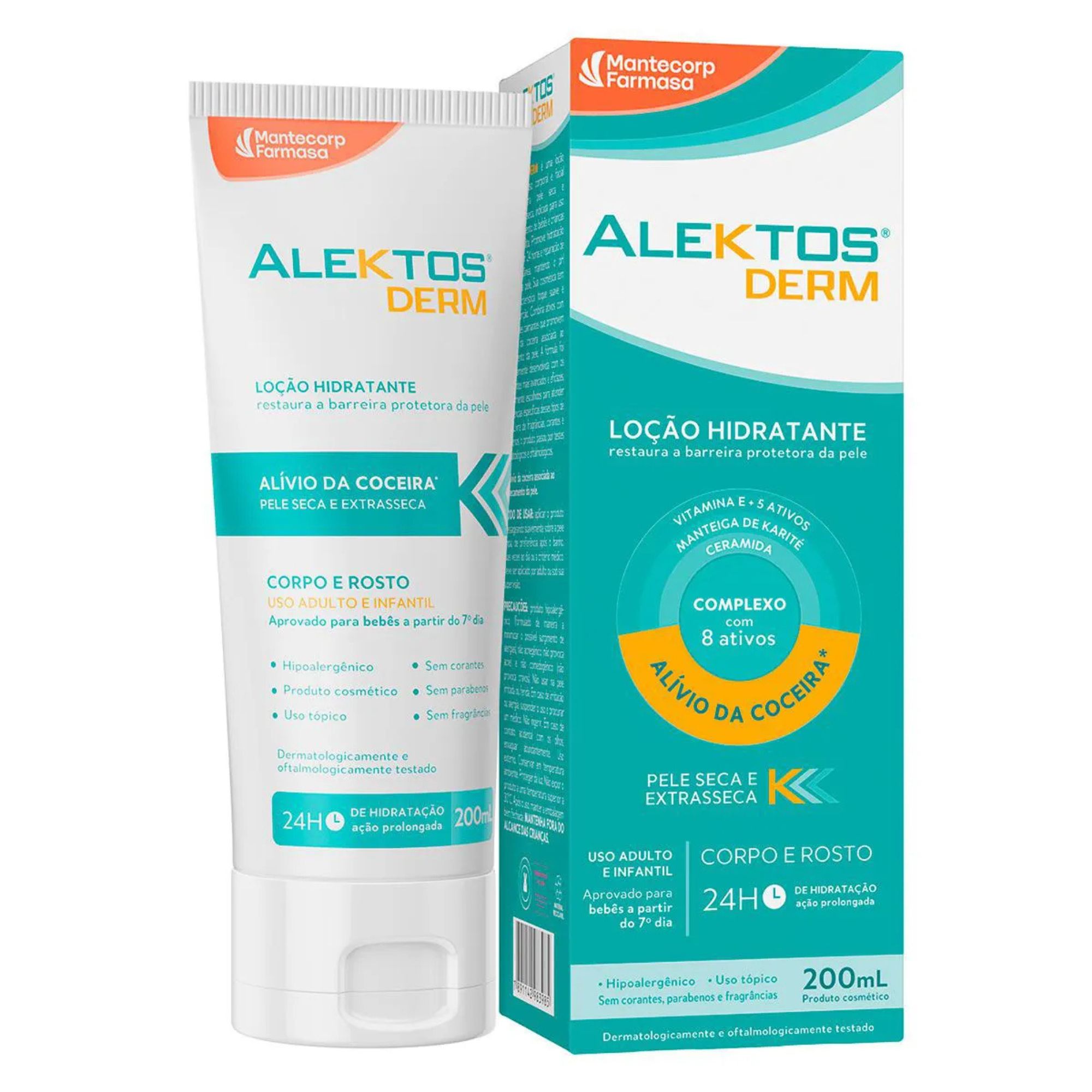 Loção Hidratante Alektos Derm 200ml