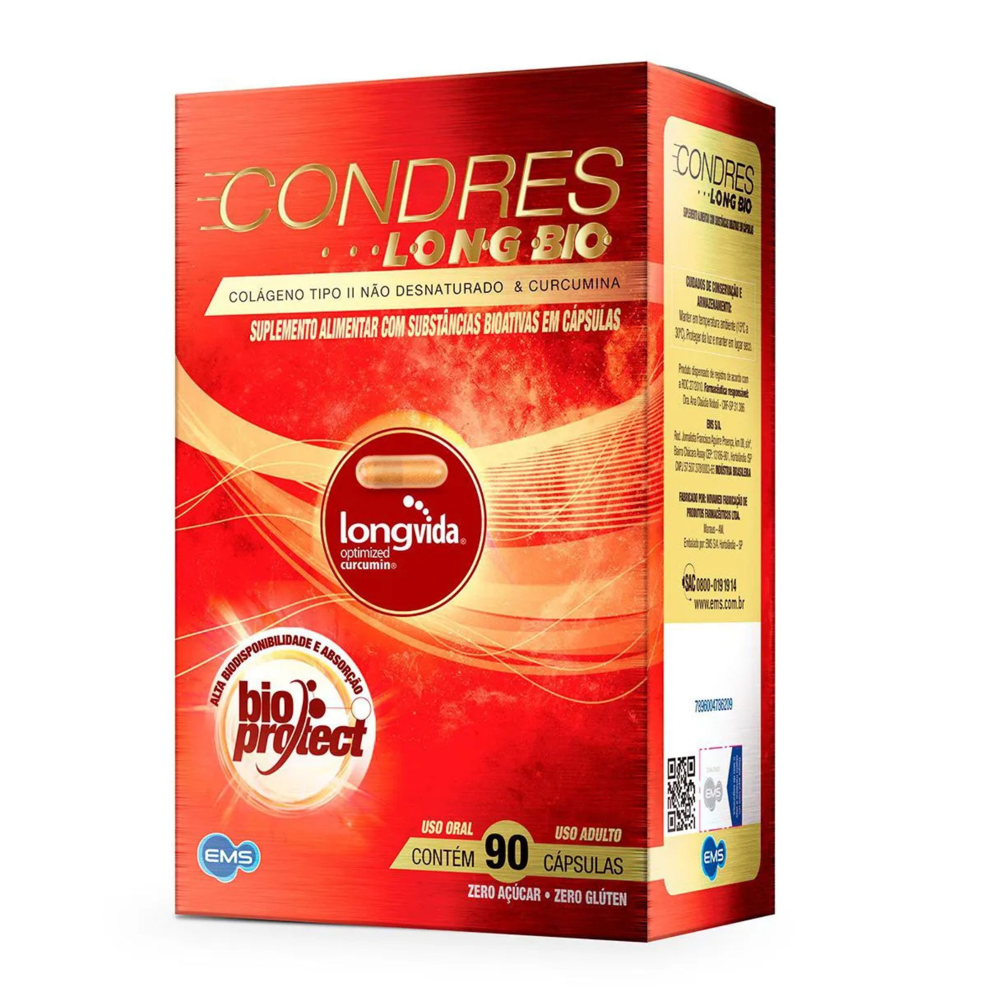 Condres Long Bio Colágeno Tipo Ii 90 Cápsulas