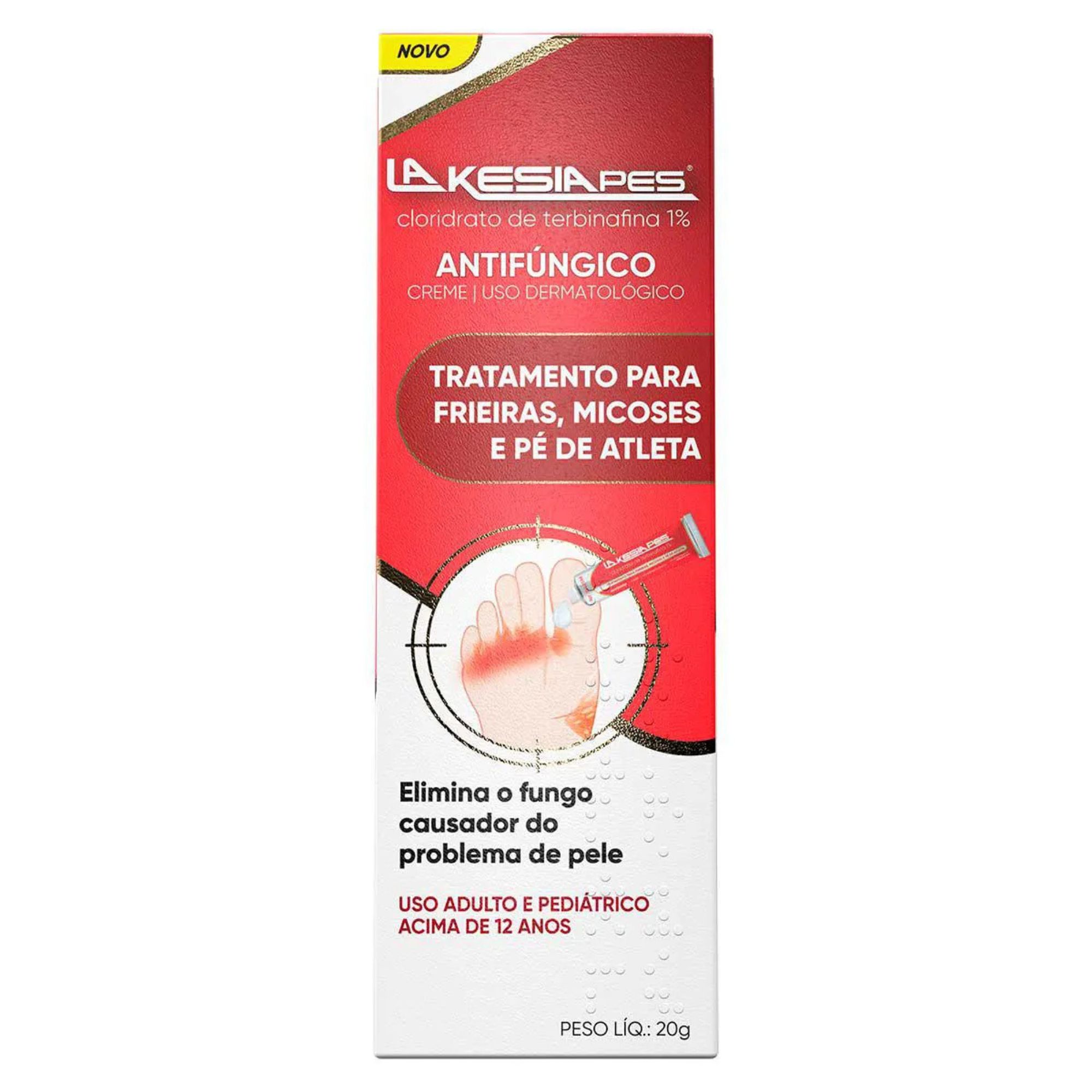 Creme Antifúngico Lakesia Pés 20g