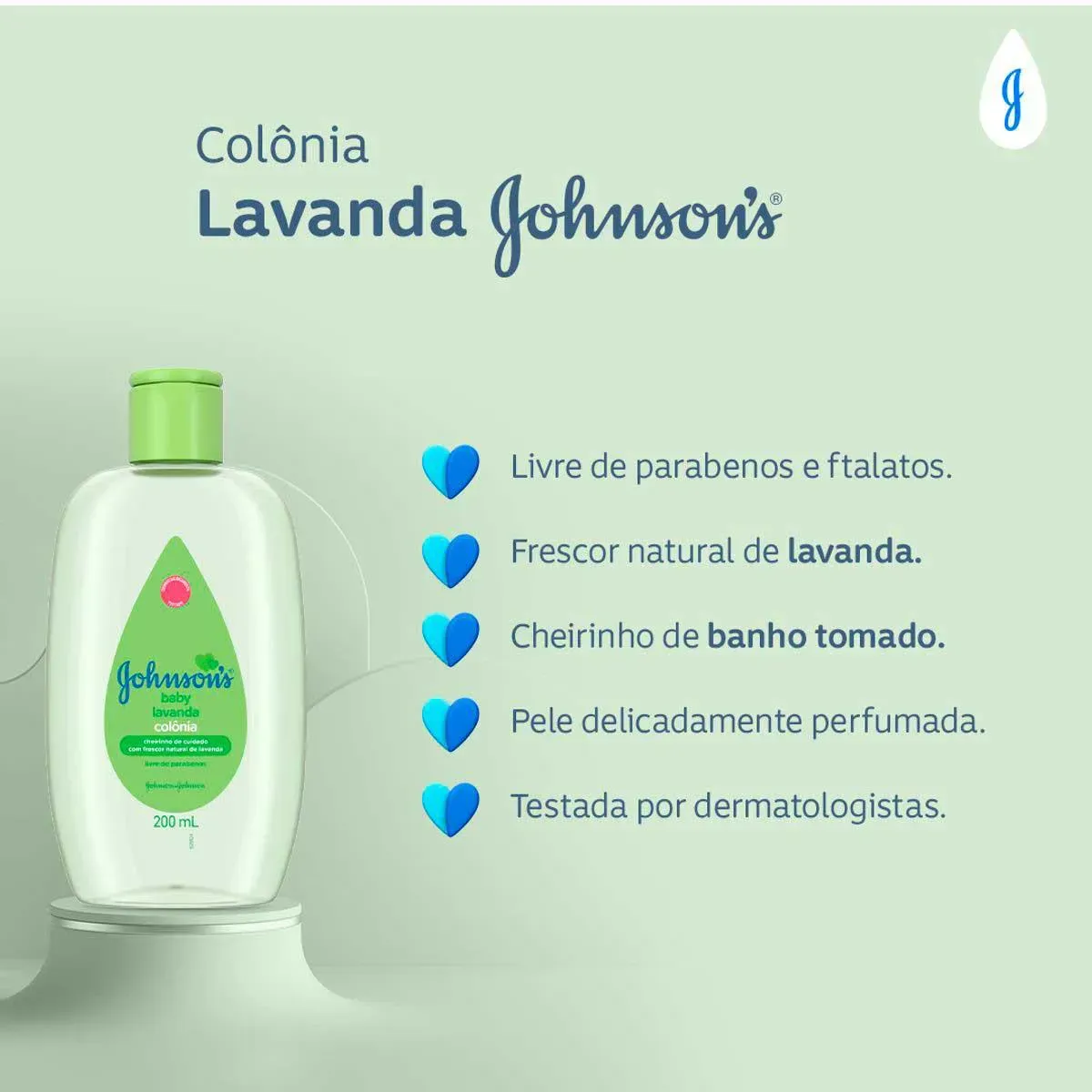 Colônia Infantil Johnsons Baby Lavanda 200ml - Imagem 3