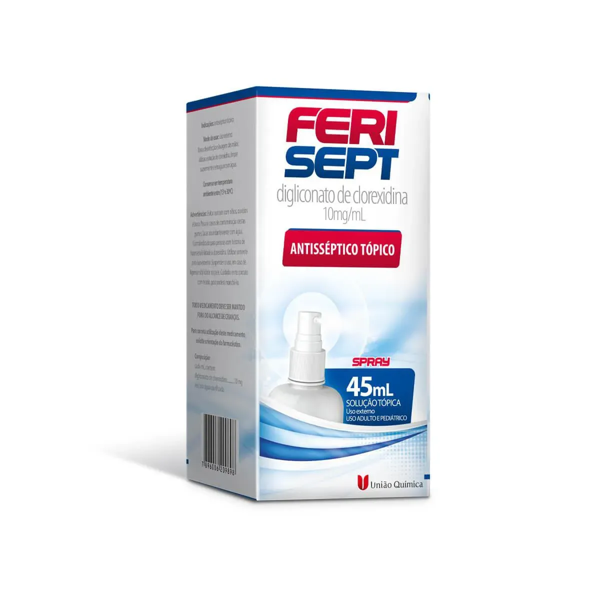 Ferisept 450mg União Química Solução De Uso Dermatológico 45ml