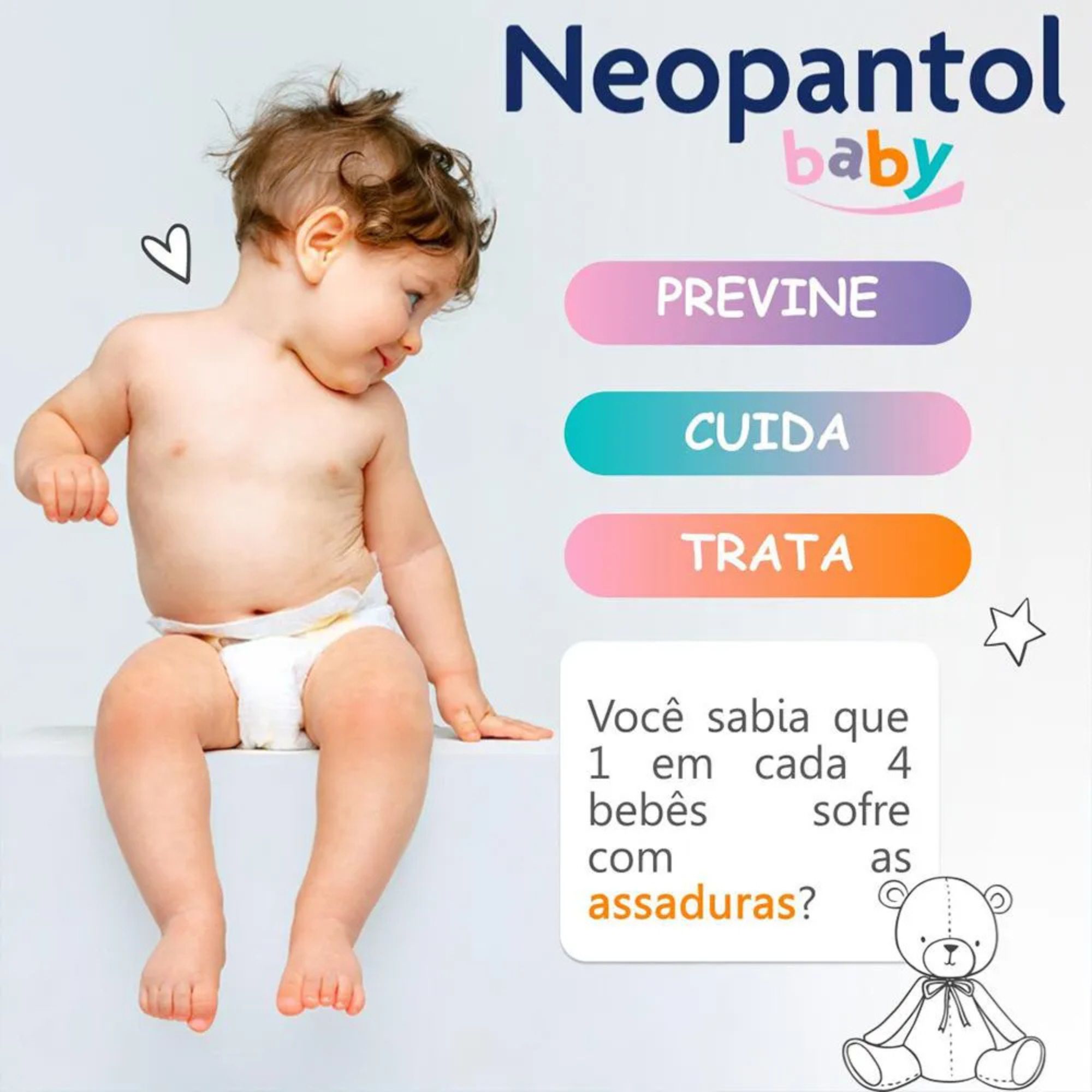Creme Para Assaduras Neopantol Baby 30g - Imagem 4
