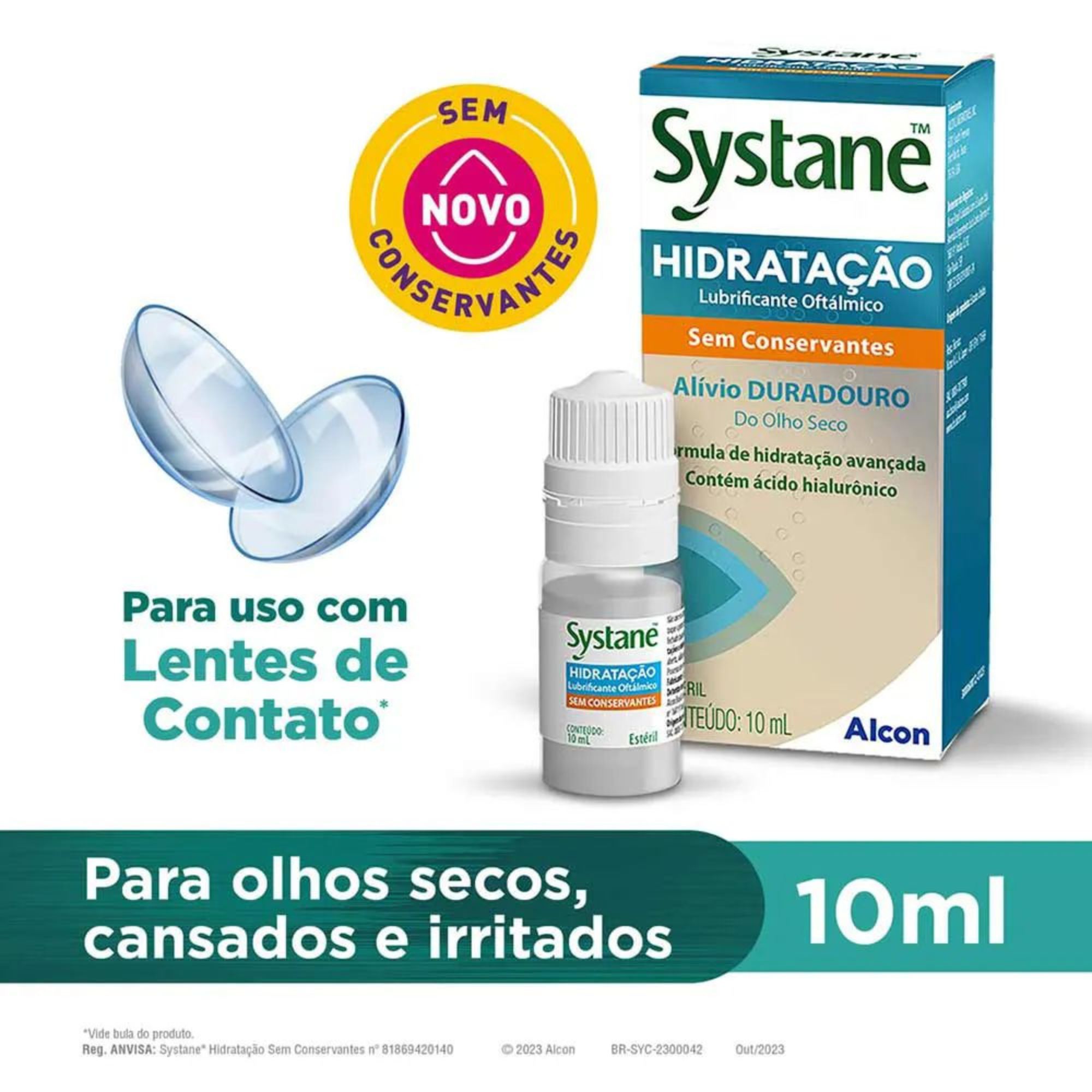 Lubrificante Oftálmico Systane Hidratação 10ml - Imagem 2