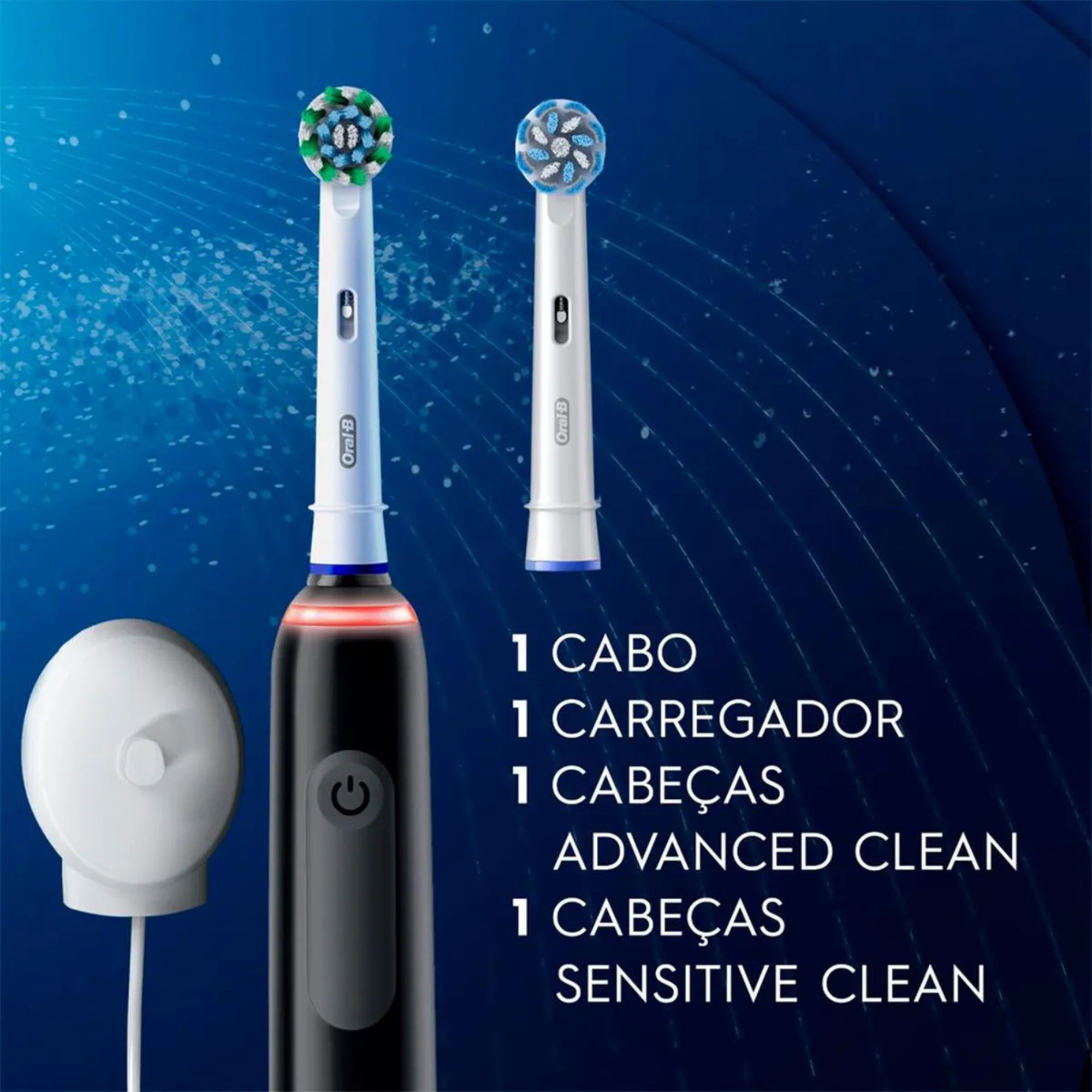 Escova De Dente Elétrica Oral-b Pro Series 3 127v Recarregável 1 Unidade + Refil - Imagem 3
