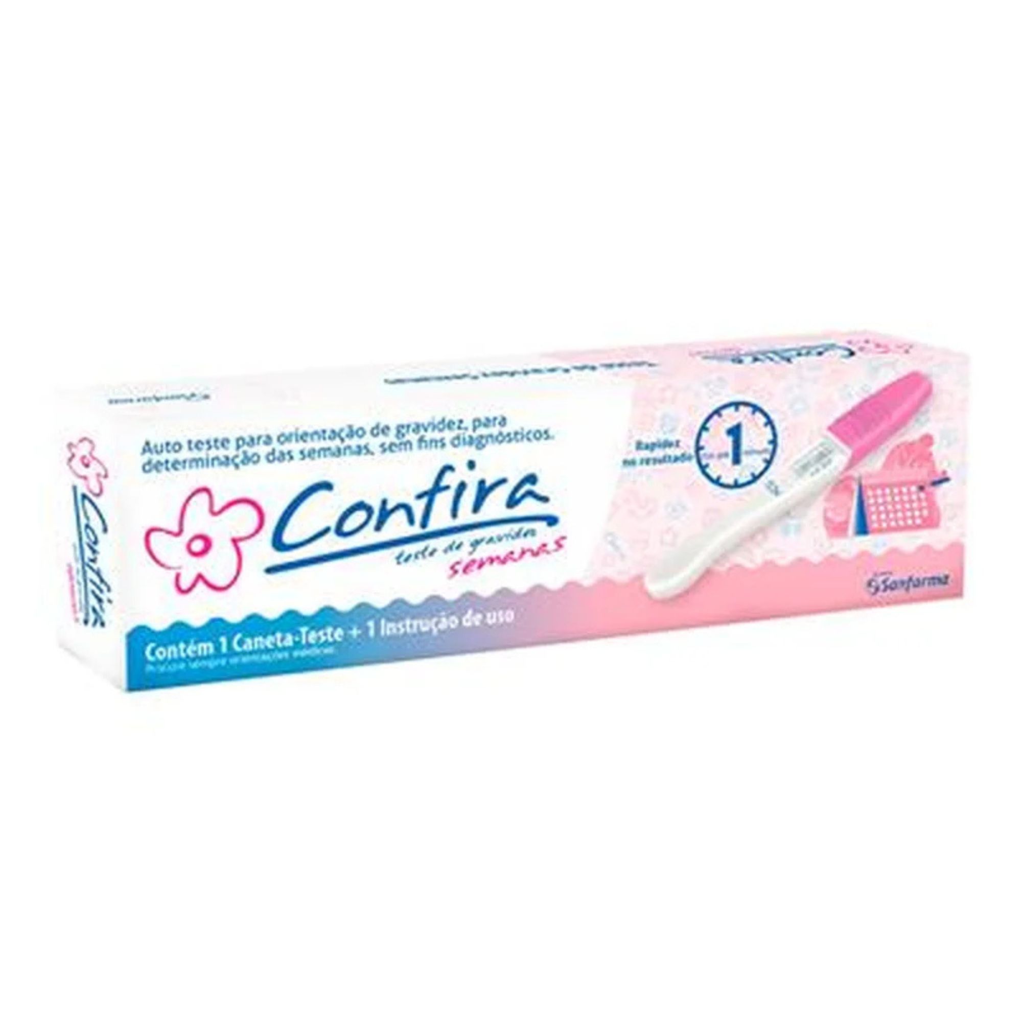 Teste De Gravidez Confira Semanas 1 Unidade - Imagem 2