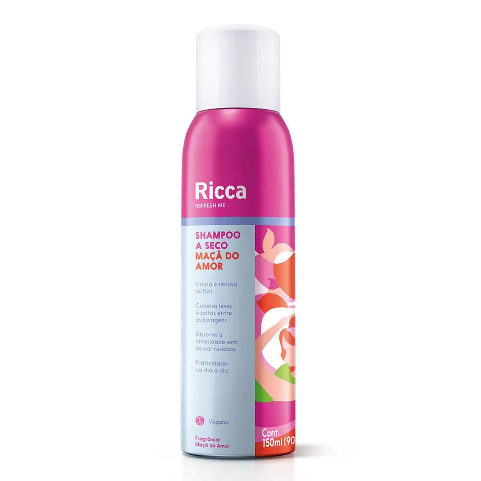 Shampoo a Seco Ricca Maçã do Amor 50ml