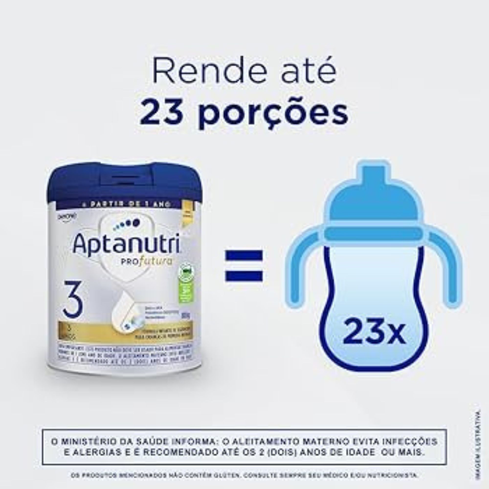 Formula Infantil Danone Aptanutri Profutura 3 800g - Imagem 3