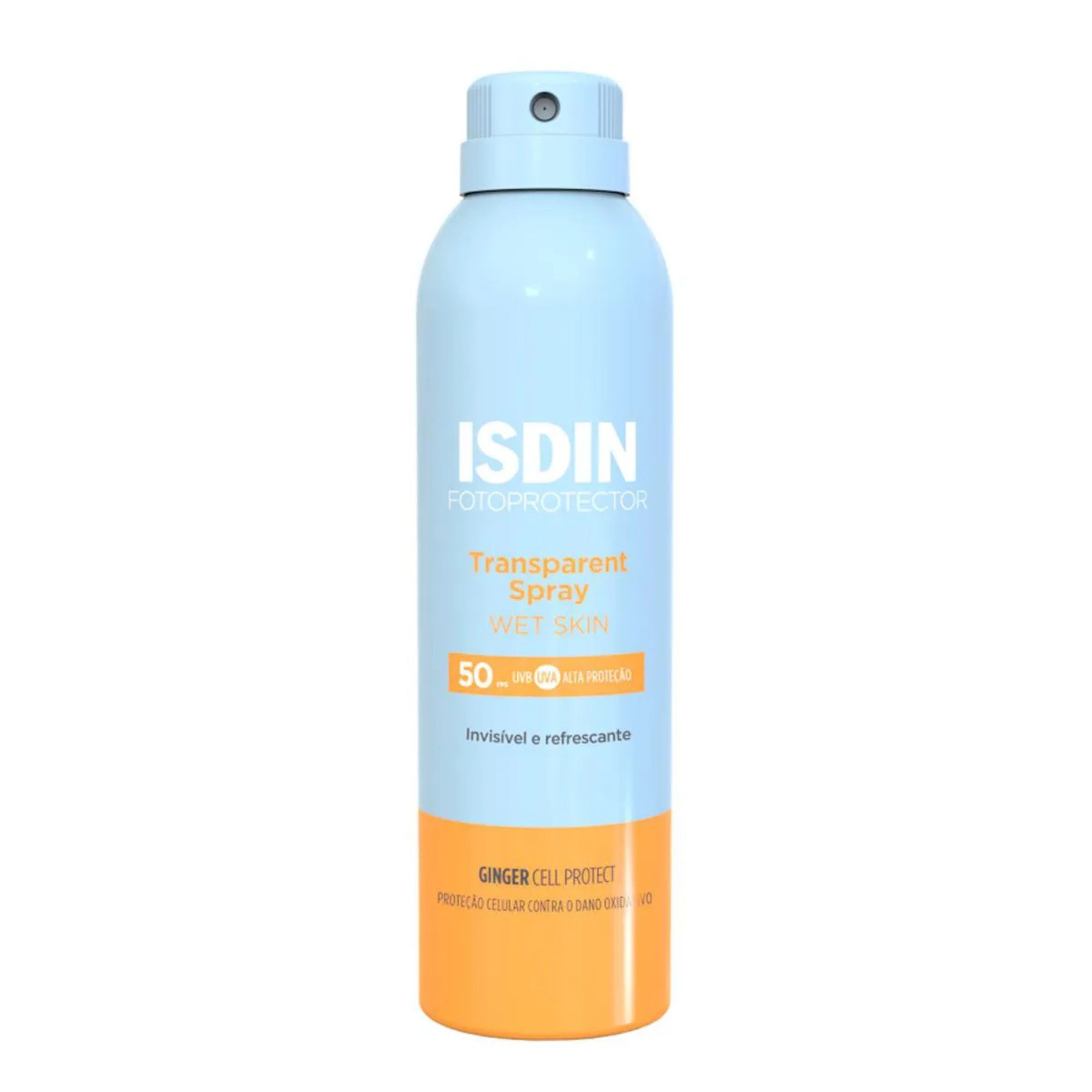 Protetor Solar Isdin Transparent Spray Wet Skin Fps 50 250ml