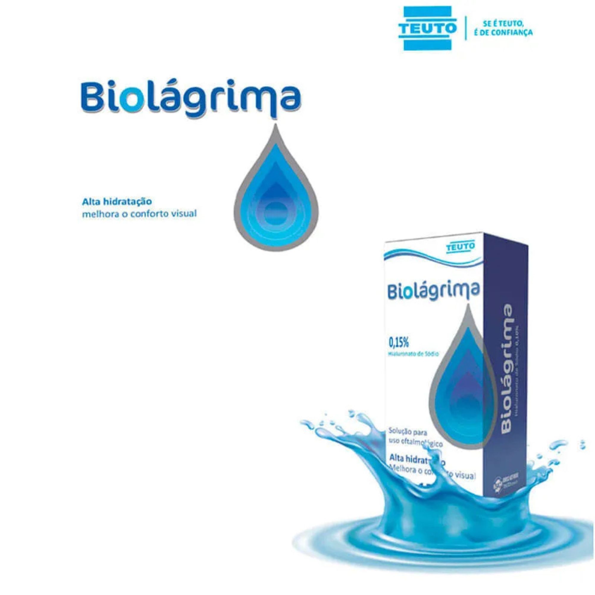 Biolágrima 0,15% Teuto Solução Oftálmica 10ml - Imagem 2