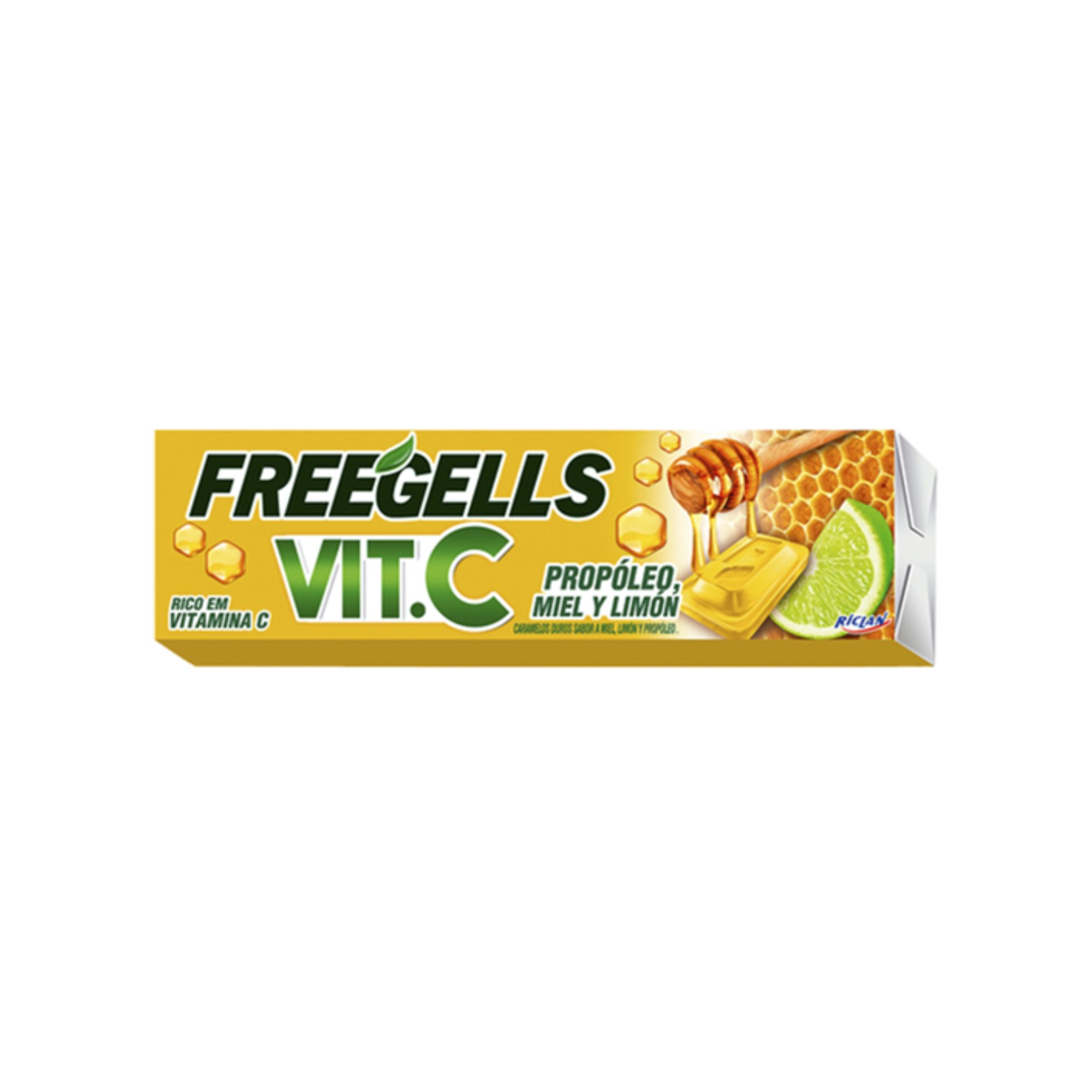 Bala Freegells Vit C Própolis Mel E Limão Drops 27,9g