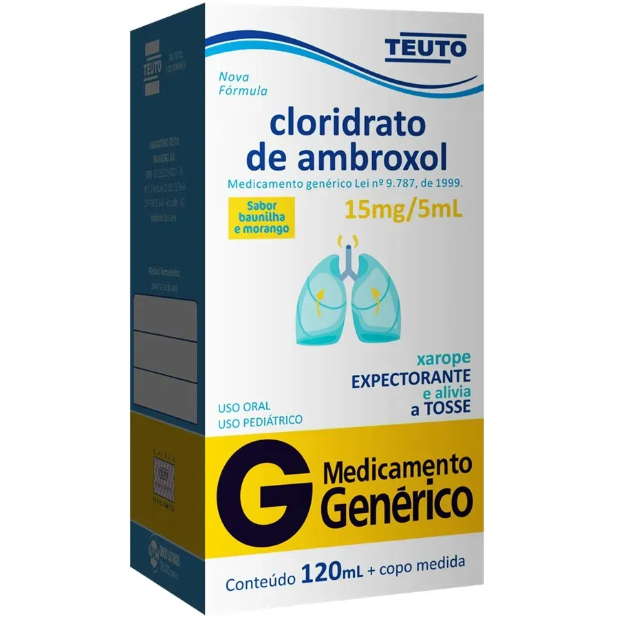 Cloridrato De Ambroxol 30mg/5ml Ems Xarope 120ml