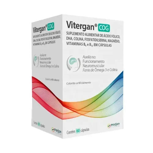 Polivitamínico Vitergan Cog 60 Cápsulas
