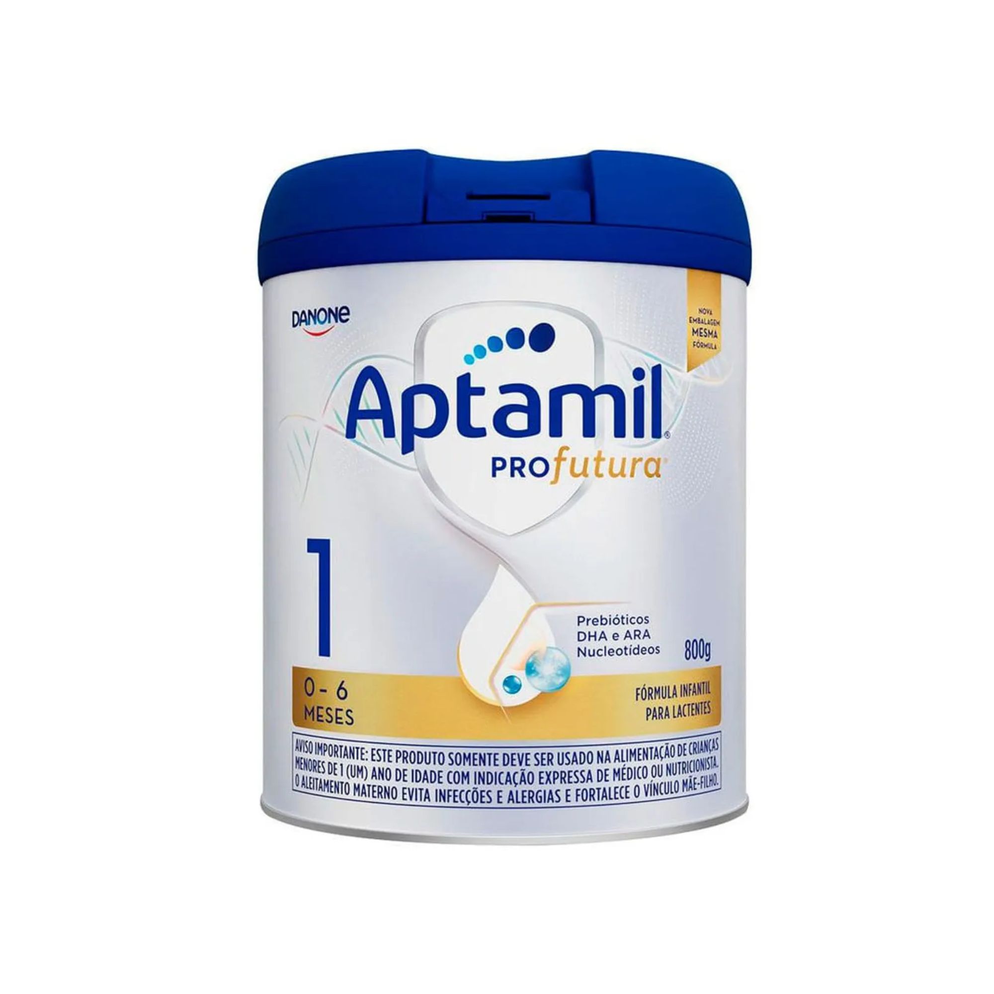 Fórmula Infantil Aptamil Profutura 1 Gold Danone 0 A 6 Meses 800g