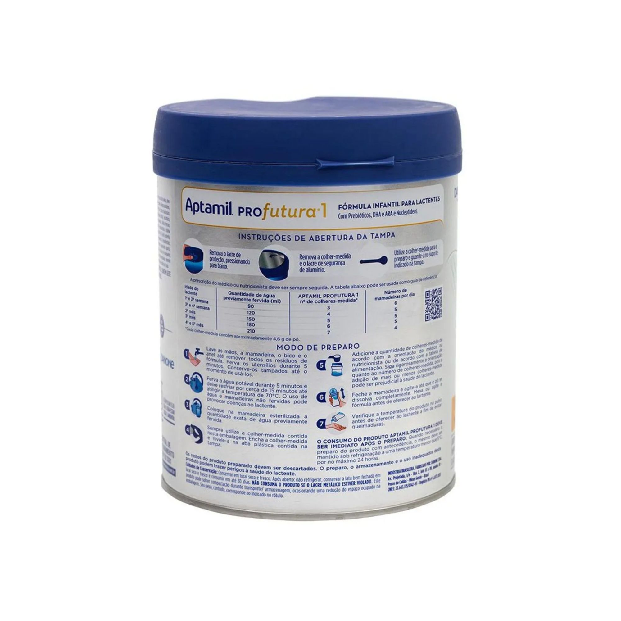 Fórmula Infantil Aptamil Profutura 1 Gold Danone 0 A 6 Meses 800g - Imagem 2
