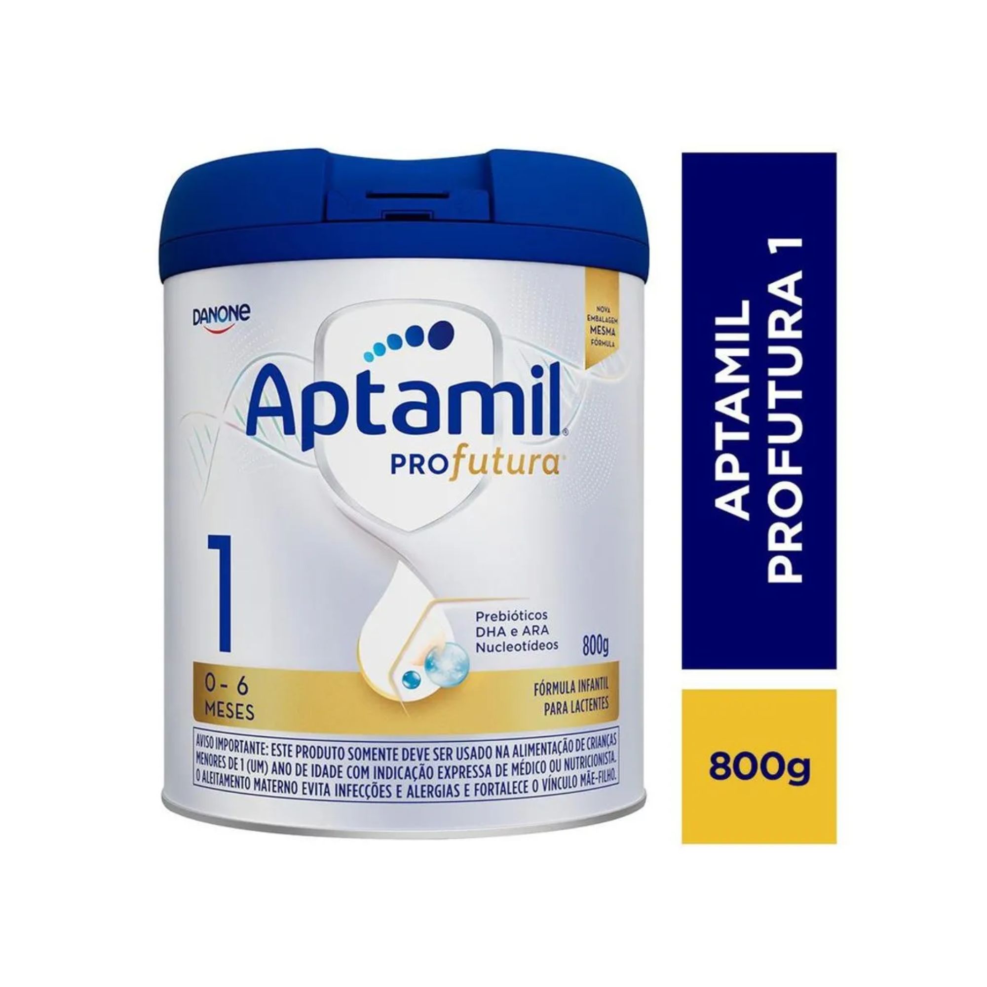 Fórmula Infantil Aptamil Profutura 1 Gold Danone 0 A 6 Meses 800g - Imagem 3