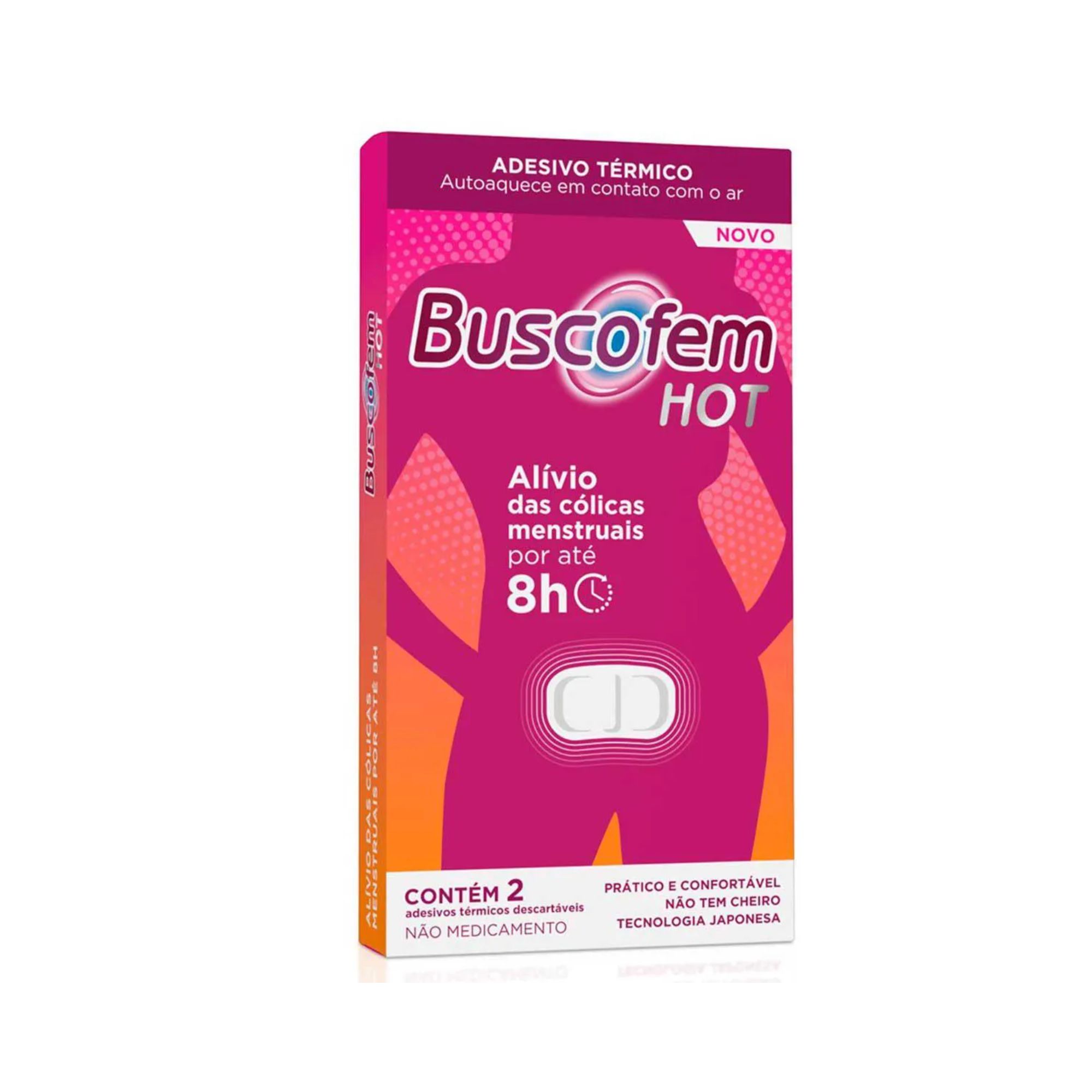 Buscofem Hot Adesivo Termico 2 Sachês