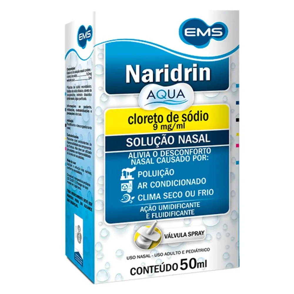 Naridrin Aqua Spray Solução Nasal 50ml