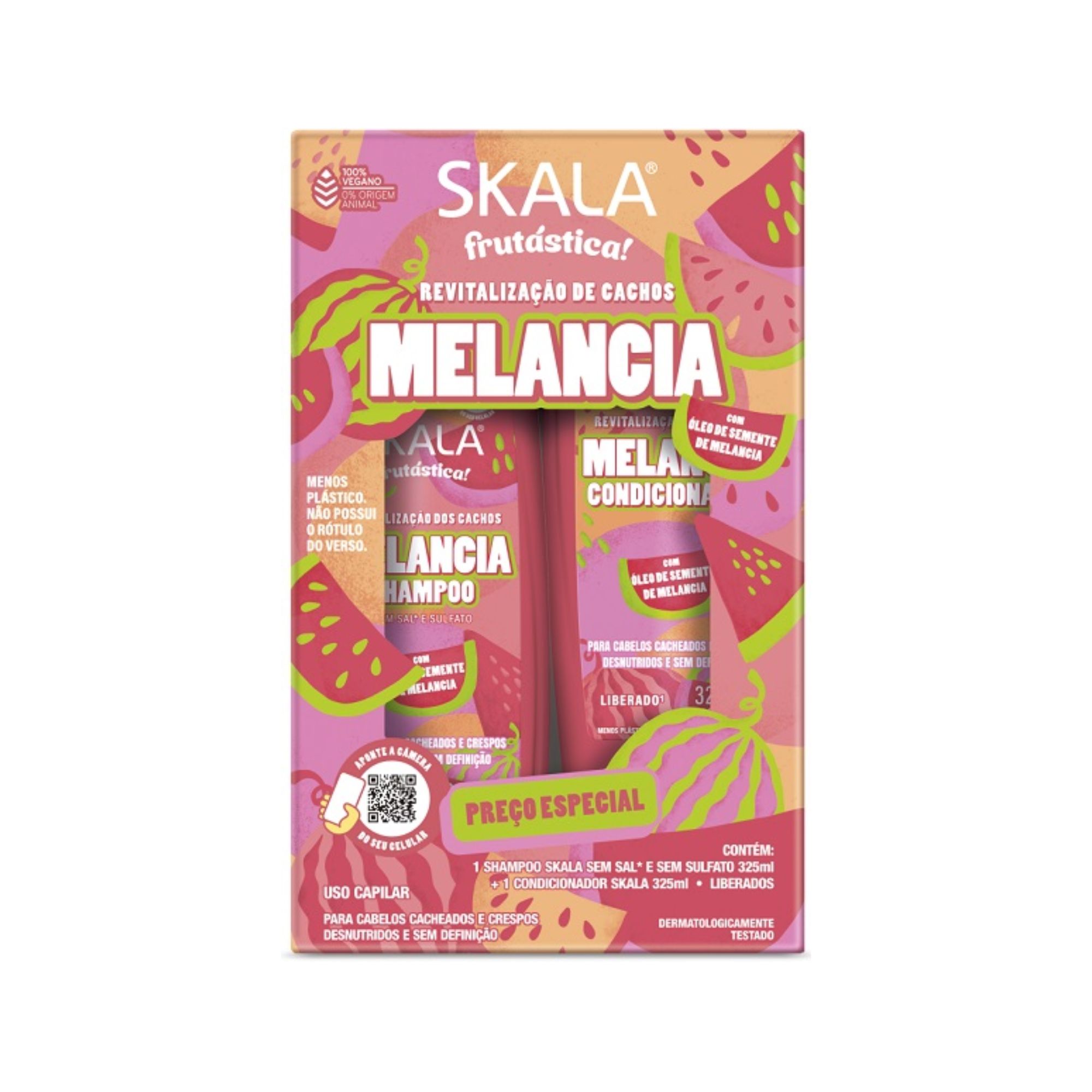 Kit Shampoo + Condicionador Skala Melancia 325ml