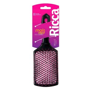 Escova De Cabelo Ricca Basic Raquete 1 Unidade