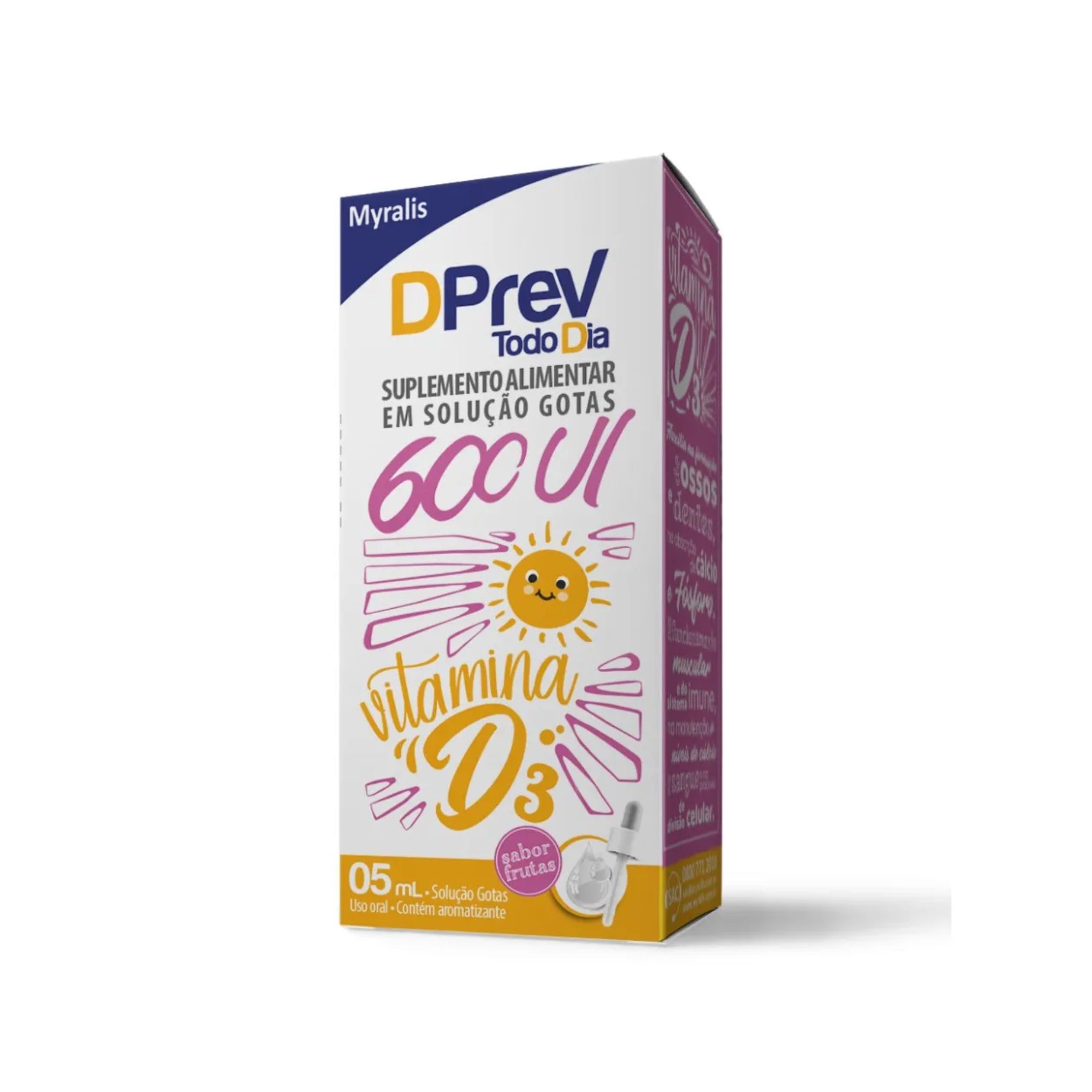 Dprev Todo Dia 600ui Myralis Solução Em Gotas 5ml