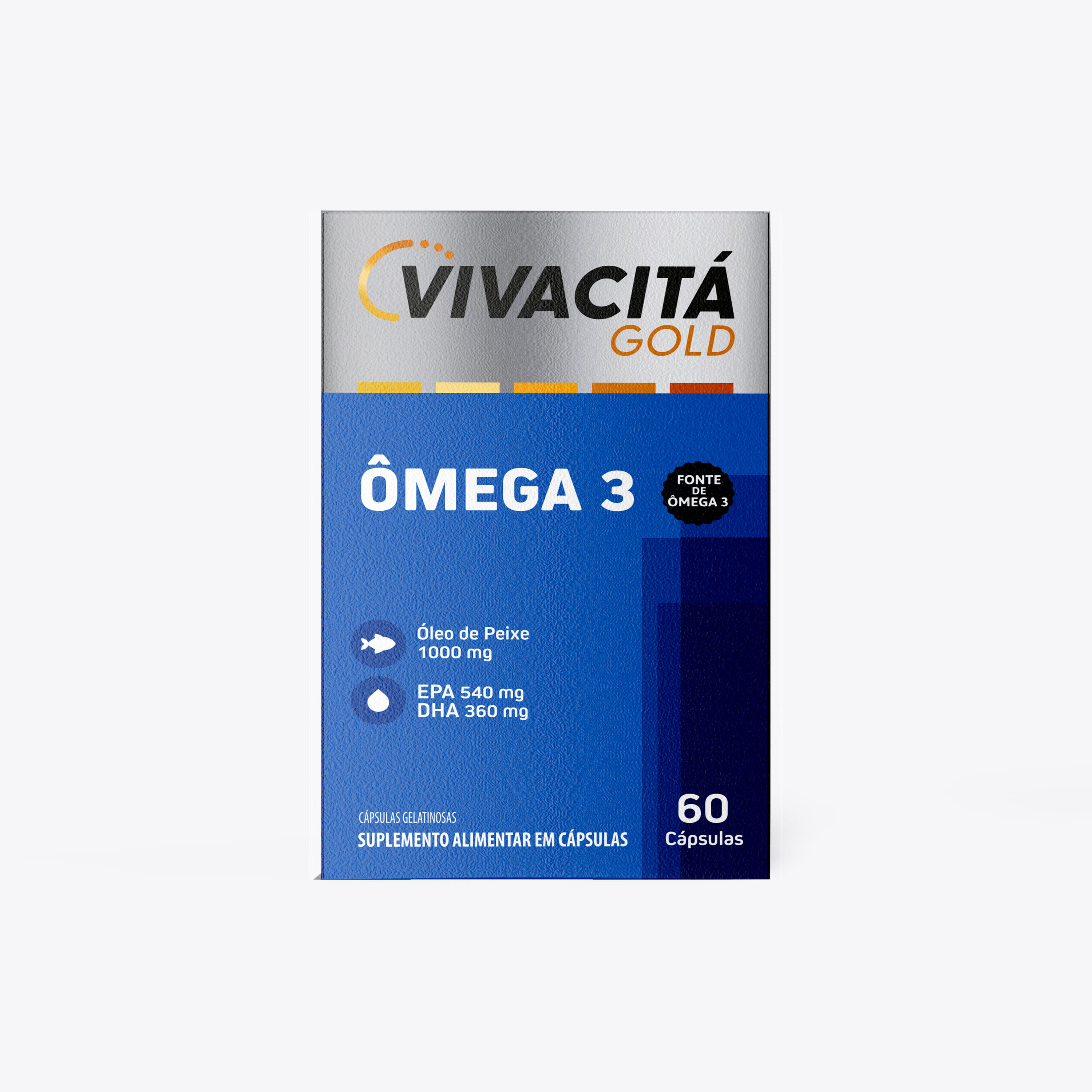 Ômega 3 Vivacitá Gold 60 Cápsulas