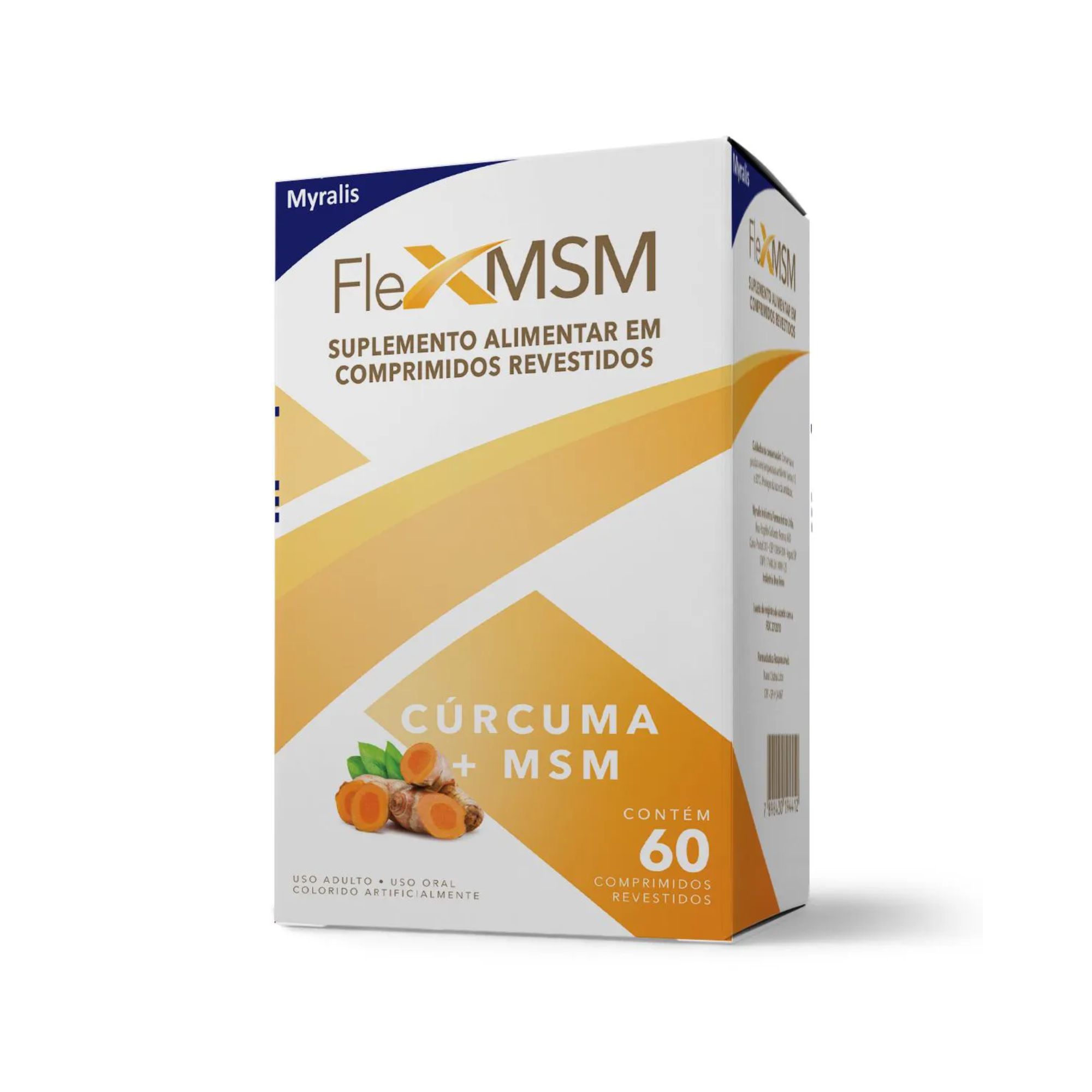 Cúrcuma + Msm Flex Msm 60 Comprimidos Revestidos