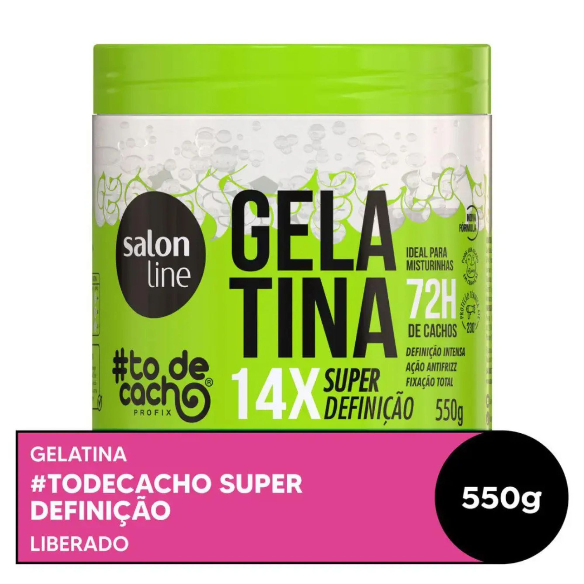Gelatina Capilar Salon Line #todecacho Super Definição 550g - Imagem 2