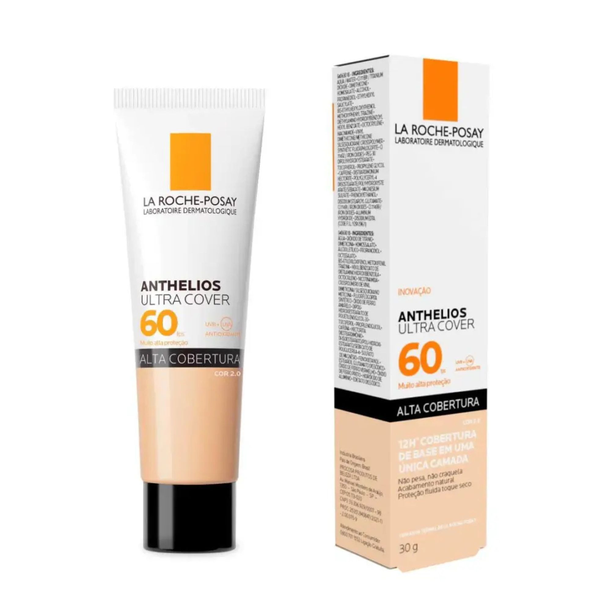 Protetor Solar Facial La Roche-posay Anthelios Ultra Cover Fps 60 Cor 2.0 30g - Imagem 2