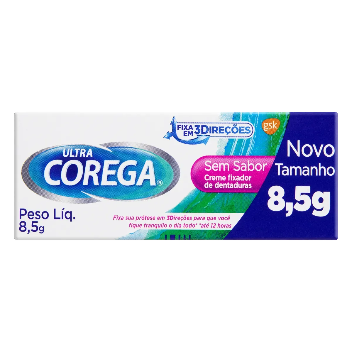 Creme Fixador De Dentadura Ultra Corega Sem Sabor 8,5g