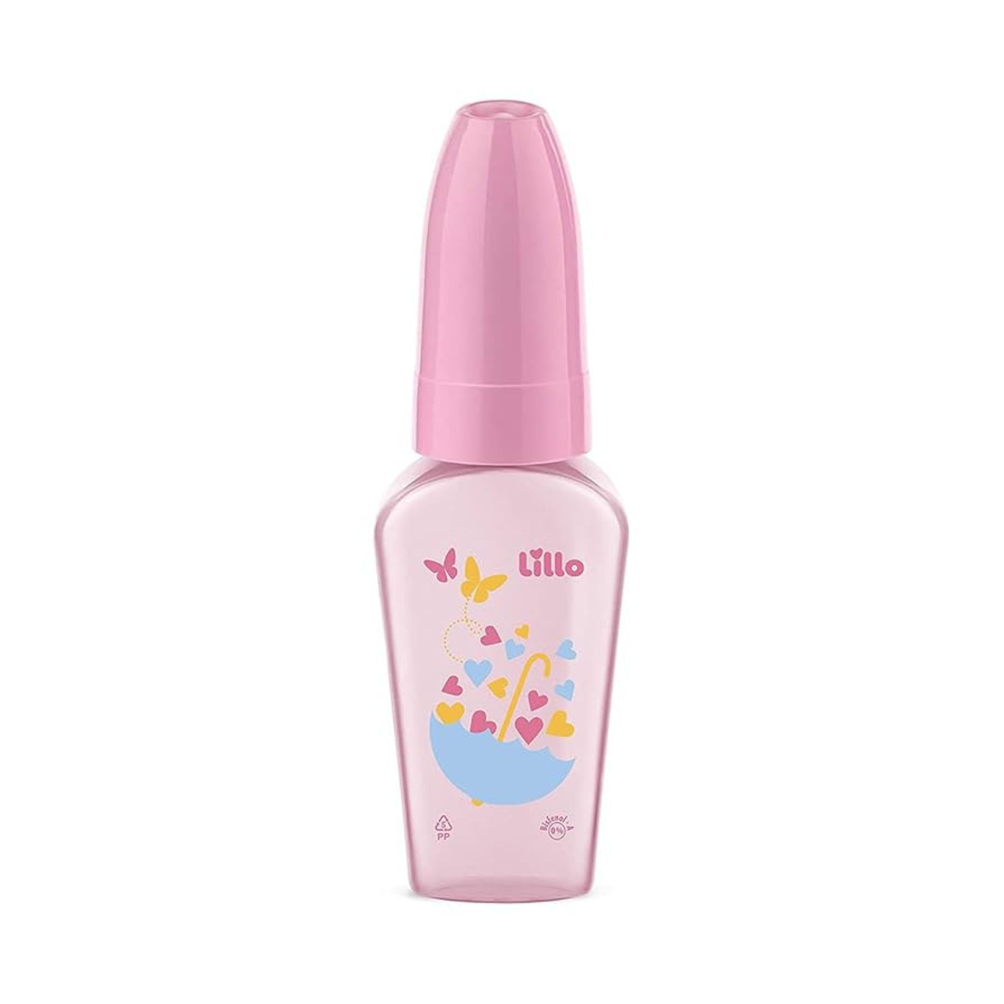 Mamadeira Chuquinha Lillo Tamanho 1 Rosa 50ml - Imagem 2