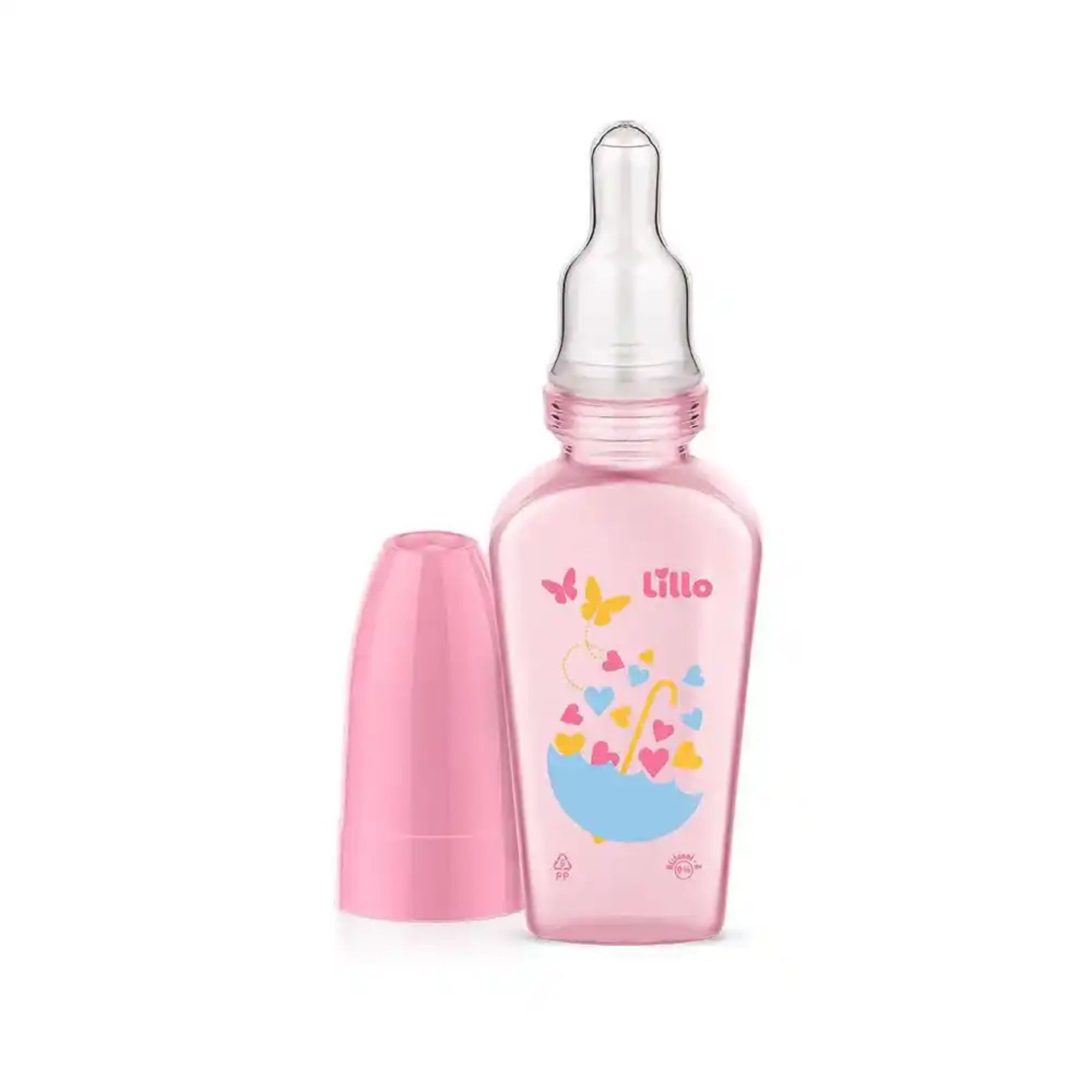 Mamadeira Chuquinha Lillo Tamanho 1 Rosa 50ml - Imagem 3